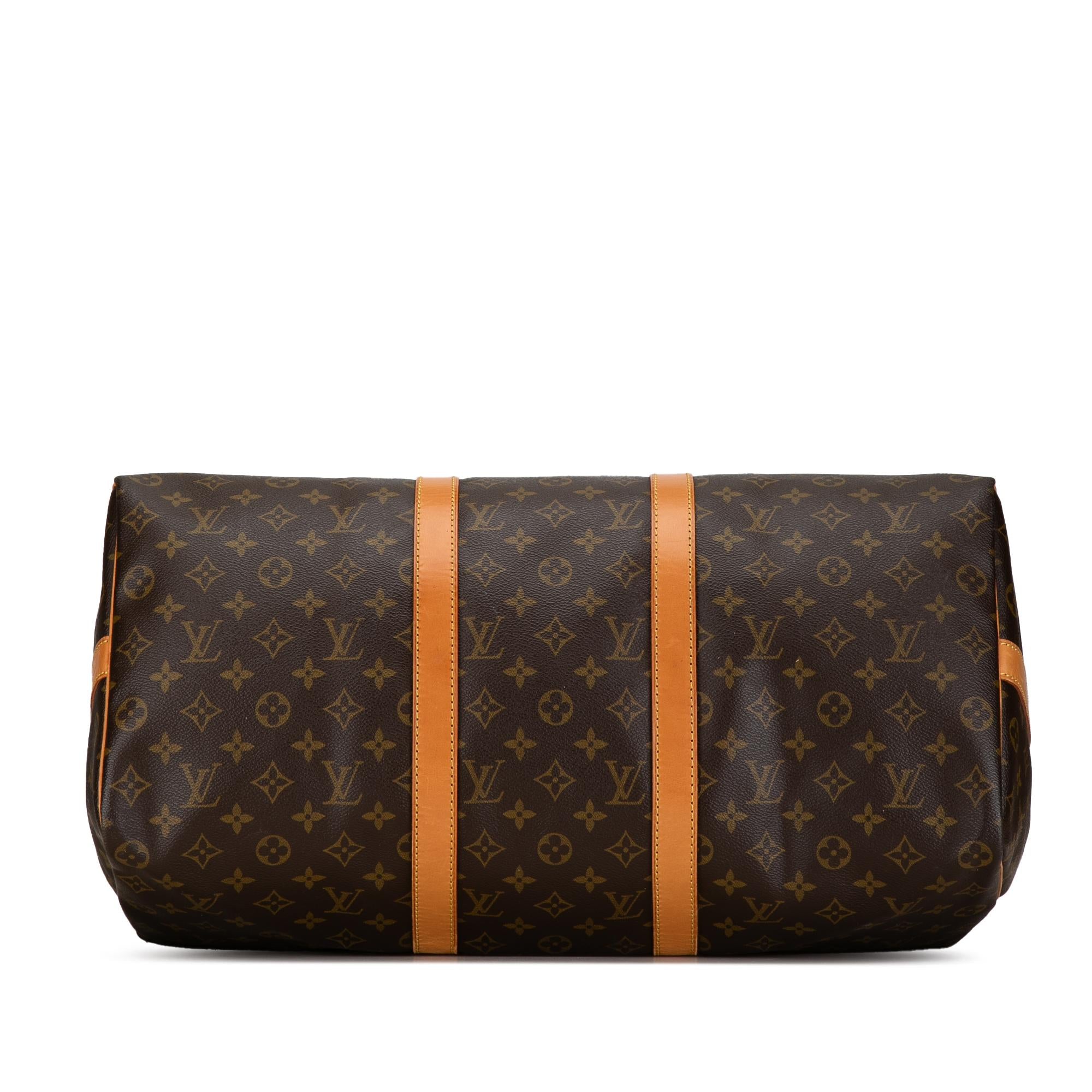 Louis Vuitton Monogram Keepall Bandouliere 50 (SHG-rVcMqg)