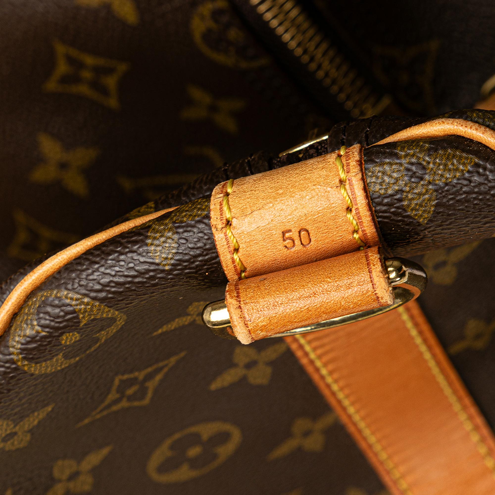 Louis Vuitton Monogram Keepall Bandouliere 50 (SHG-rVcMqg)