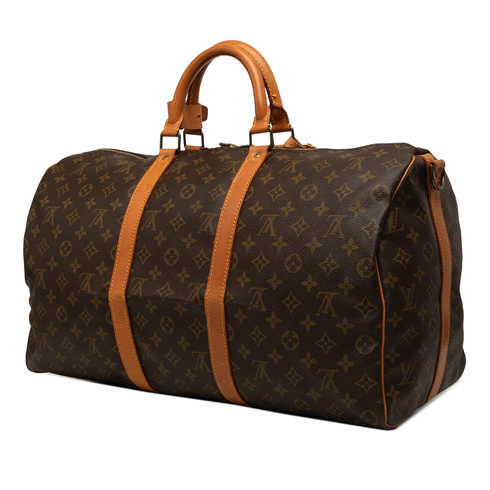 Louis Vuitton Monogram Keepall Bandouliere 50