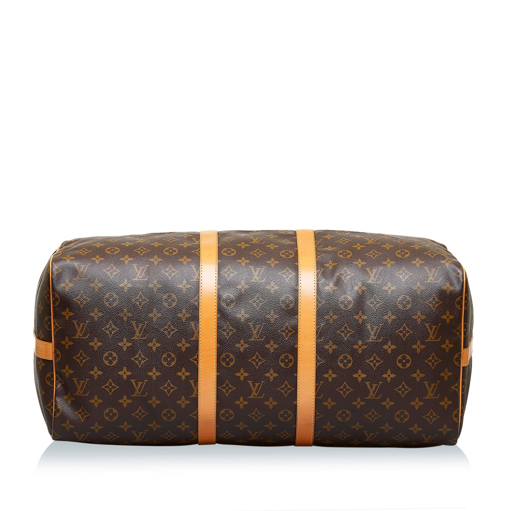 Louis Vuitton Monogram Keepall Bandouliere 55 (SHG-s8nfP1)