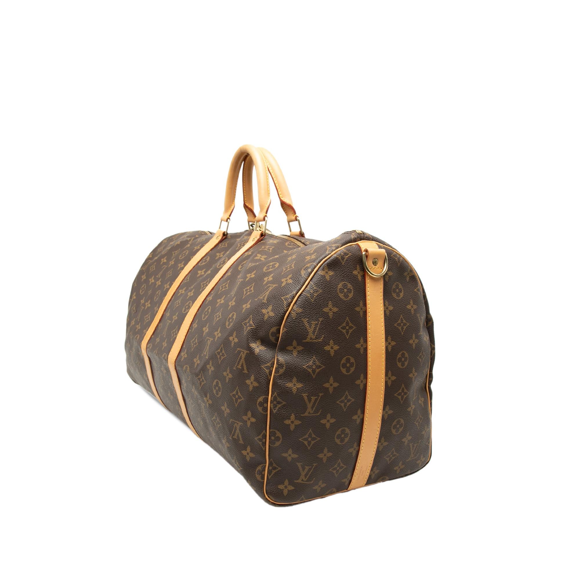 Louis Vuitton Monogram Keepall Bandouliere 55