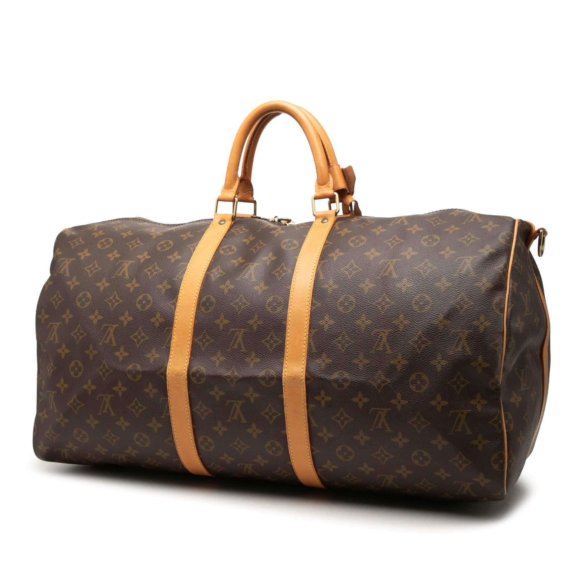 Louis Vuitton Monogram Keepall Bandouliere 55