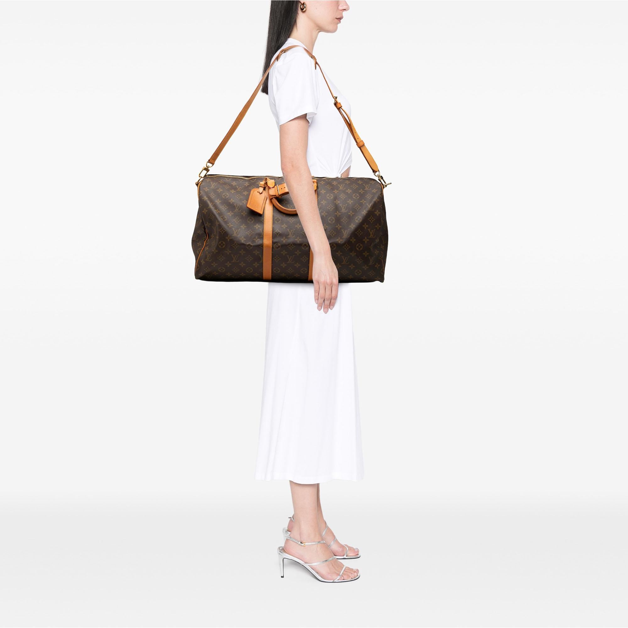 Louis Vuitton Monogram Keepall Bandouliere 55