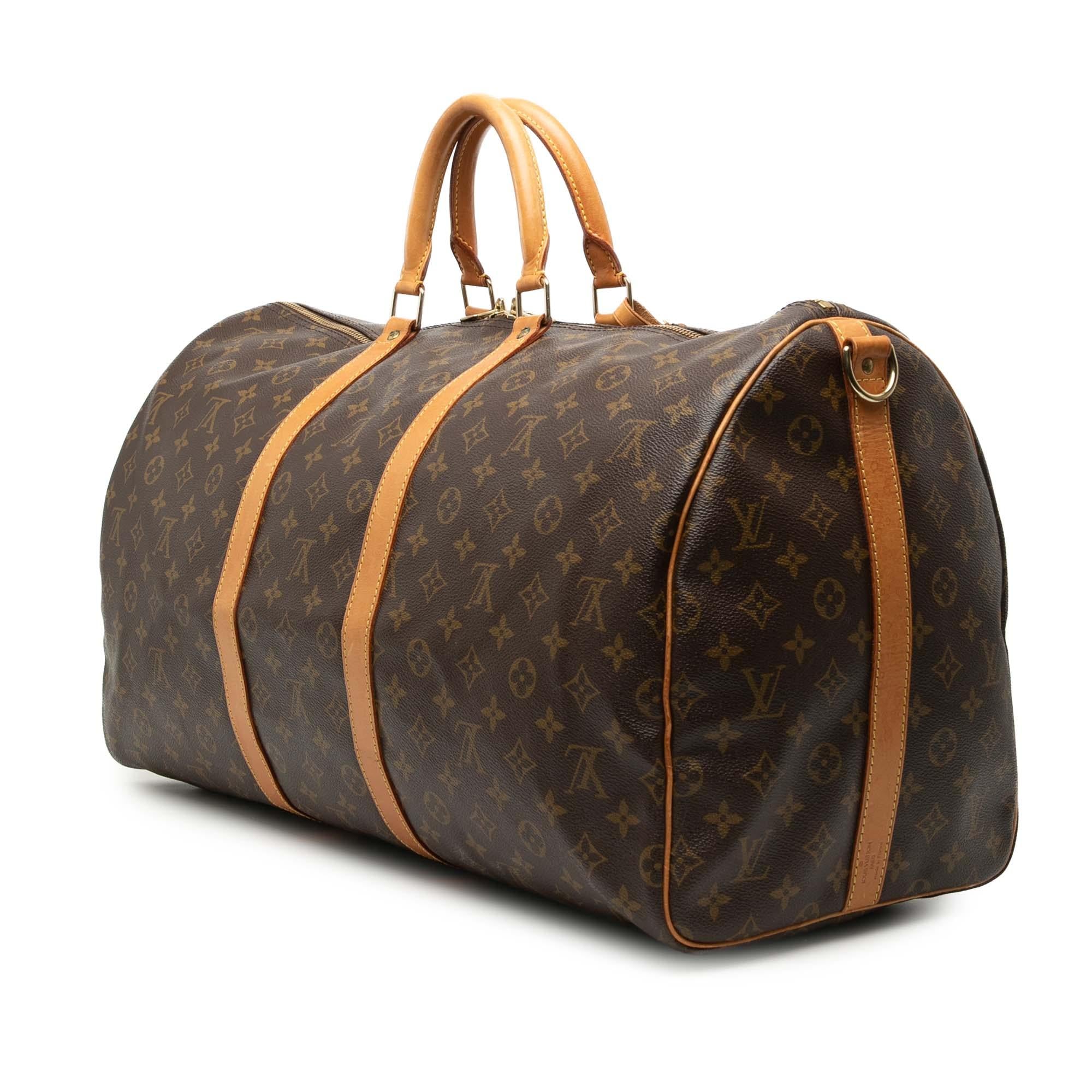Louis Vuitton Monogram Keepall Bandouliere 55