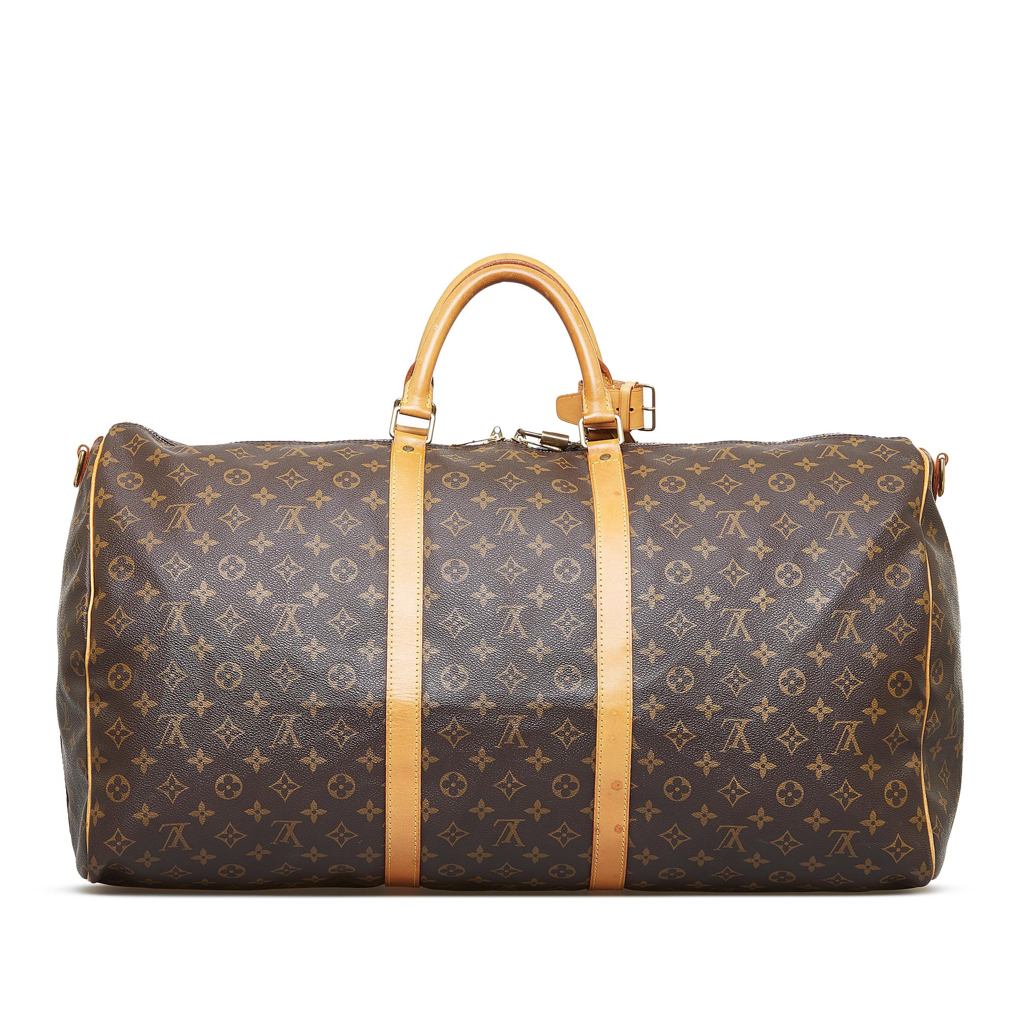 Louis Vuitton Monogram Keepall Bandouliere 60 (SHG-92Co7Q)