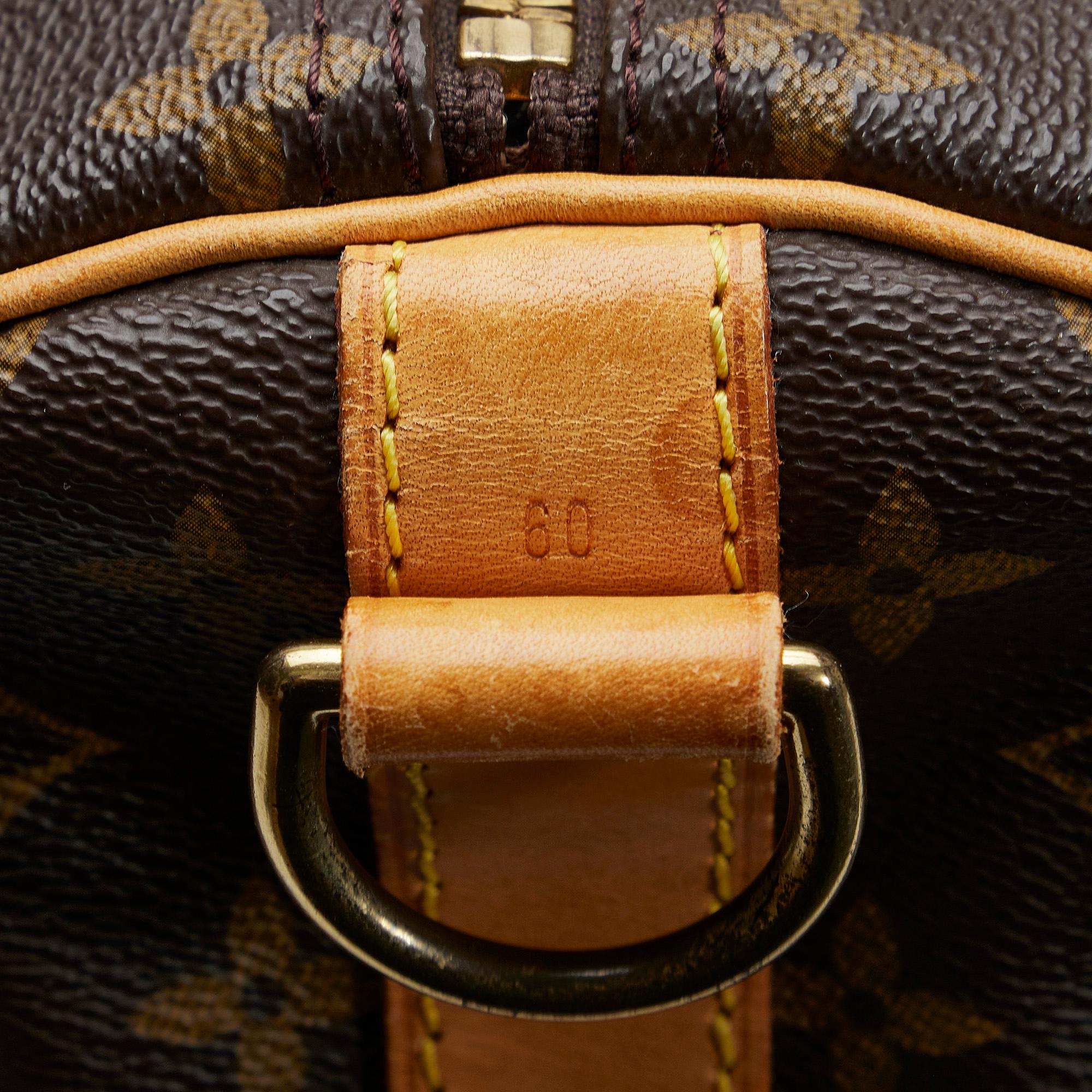 Louis Vuitton Monogram Keepall Bandouliere 60 (SHG-92Co7Q)