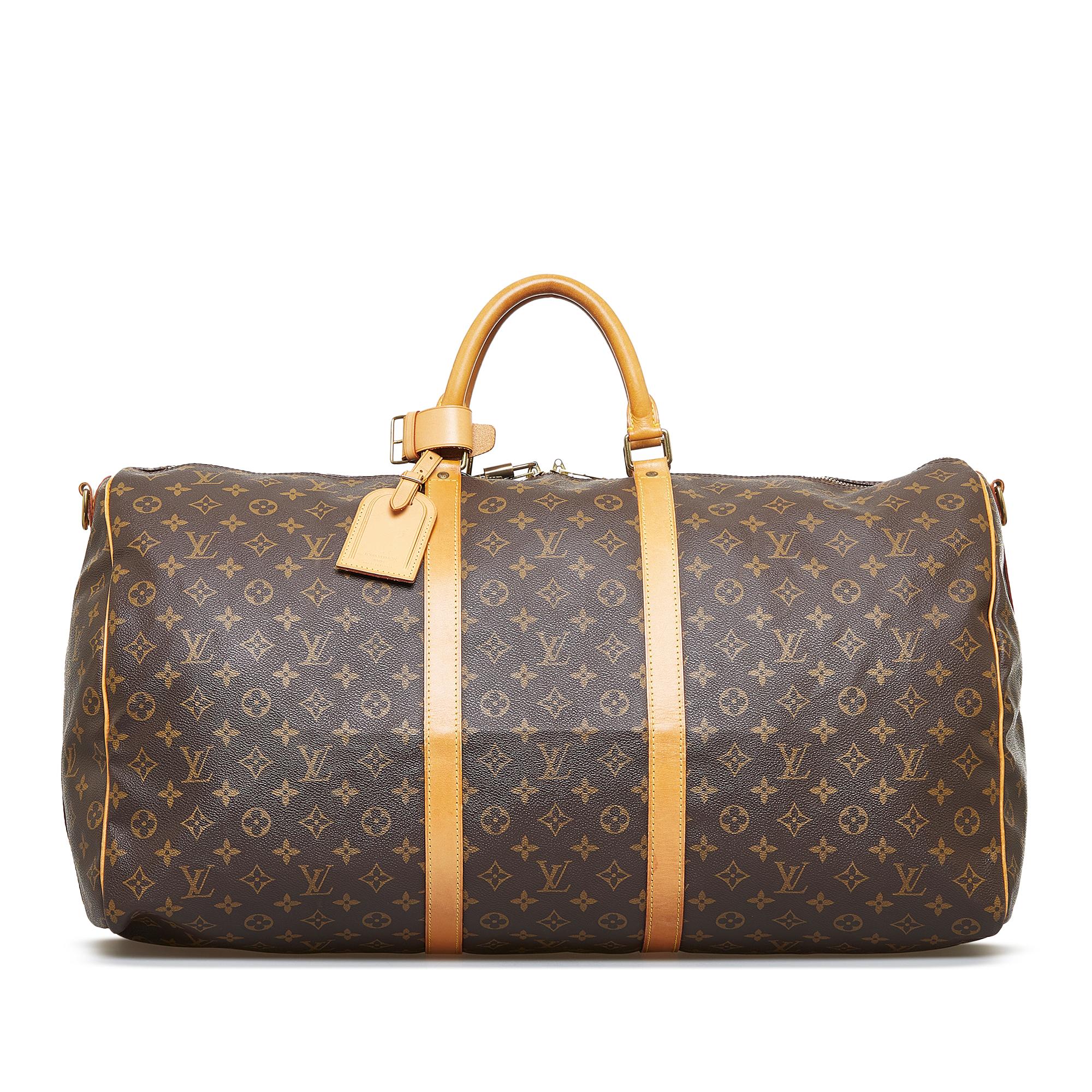 Louis Vuitton Monogram Keepall Bandouliere 60 (SHG-92Co7Q)