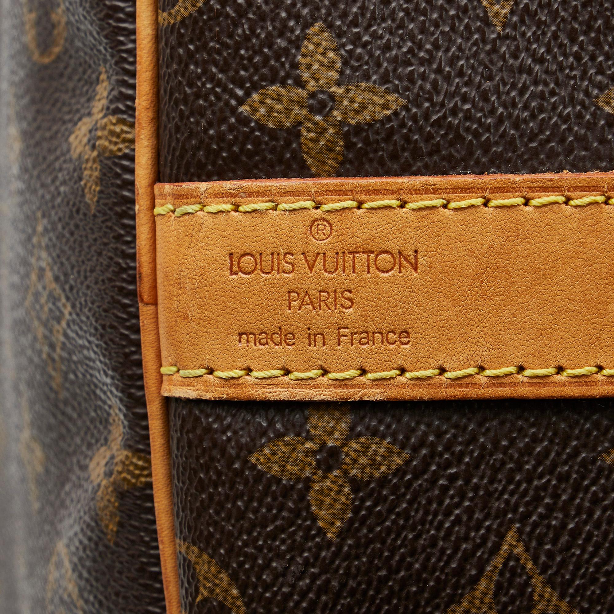 Louis Vuitton Monogram Keepall Bandouliere 60 (SHG-92Co7Q)