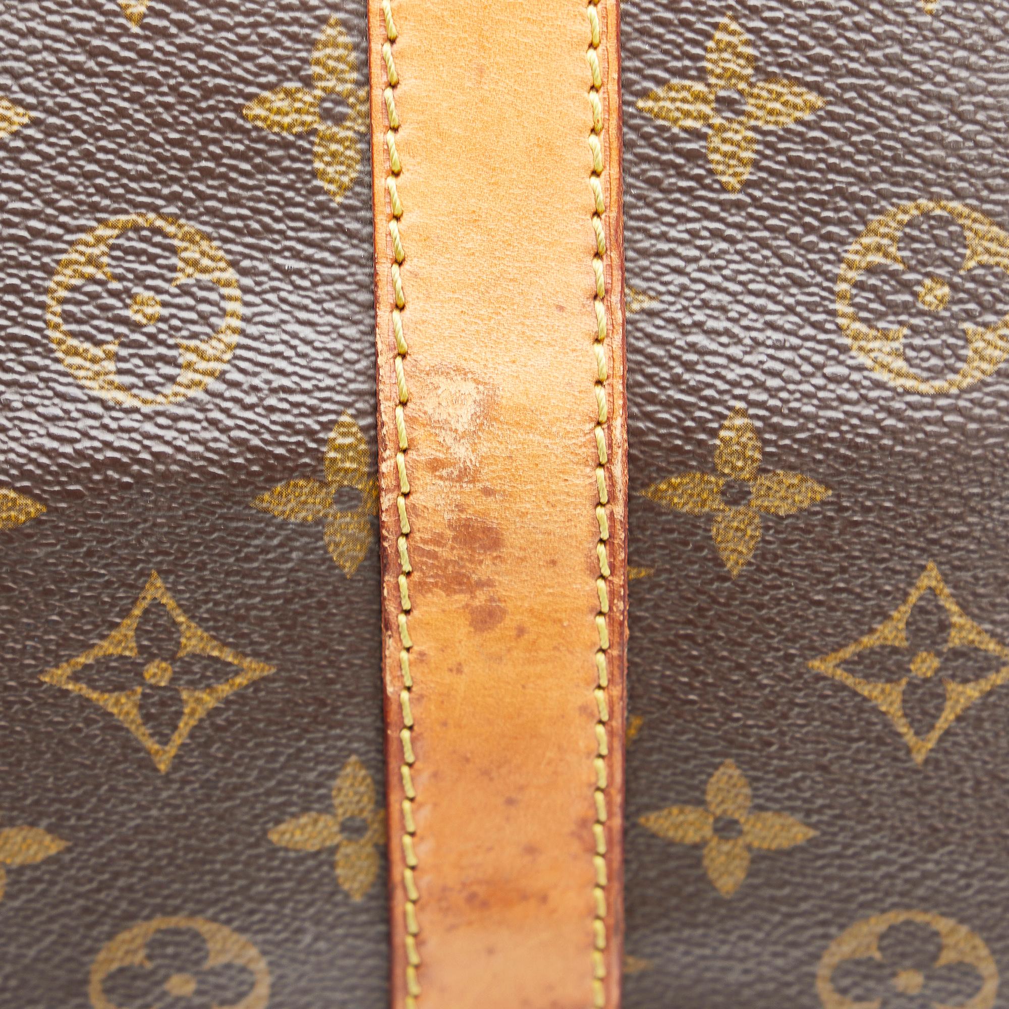 Louis Vuitton Monogram Keepall Bandouliere 60 (SHG-21A3sw)