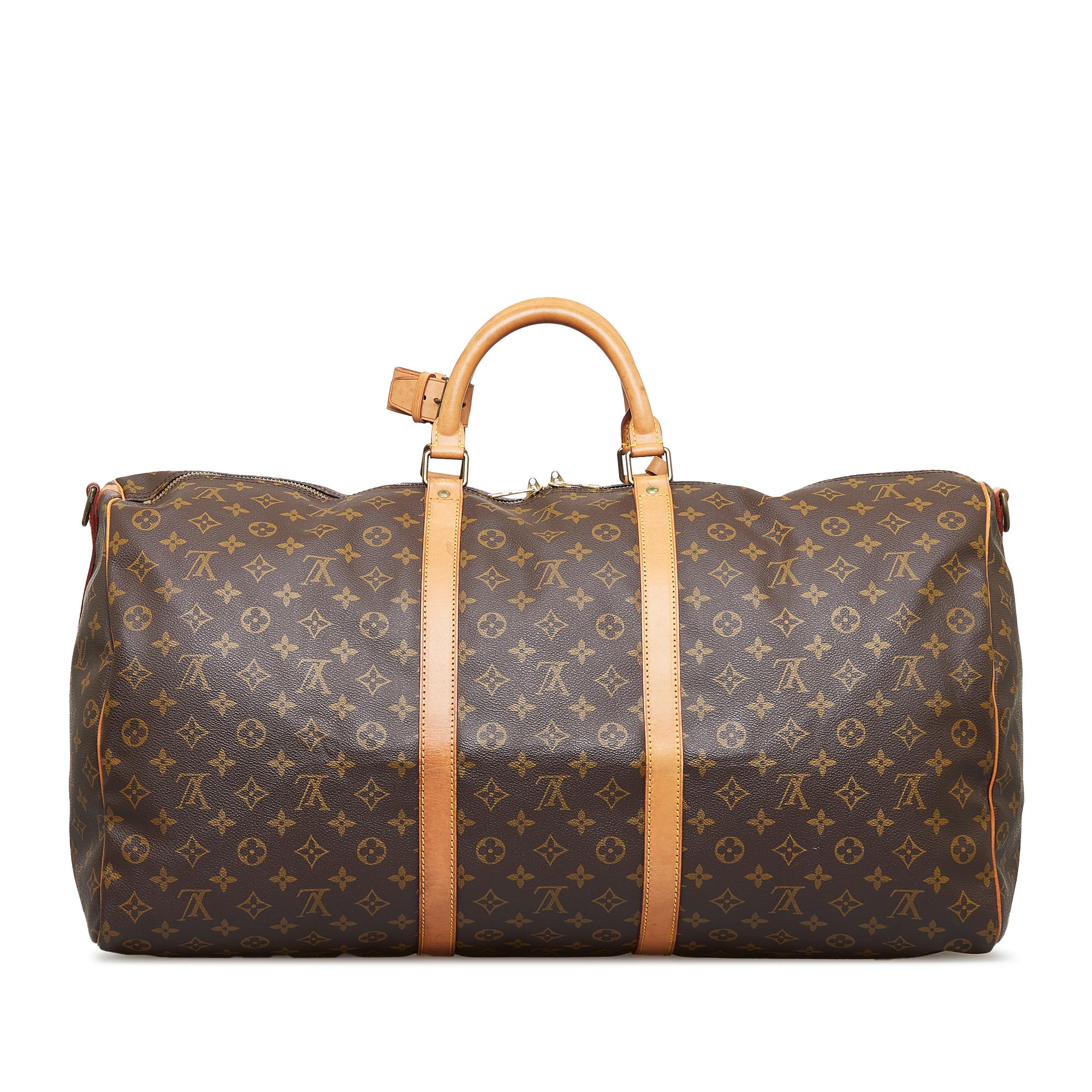 Louis Vuitton Monogram Keepall Bandouliere 60 (SHG-iaeI6c)