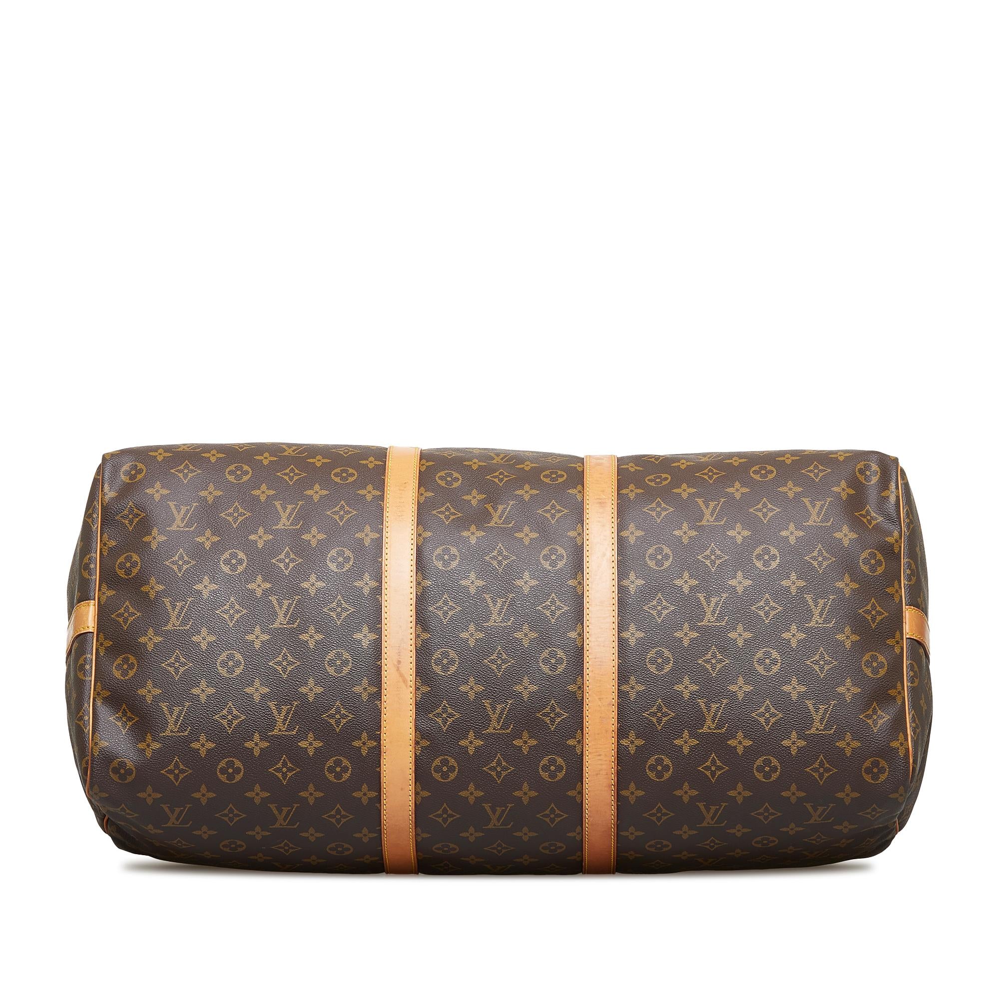 Louis Vuitton Monogram Keepall Bandouliere 60 (SHG-iaeI6c)