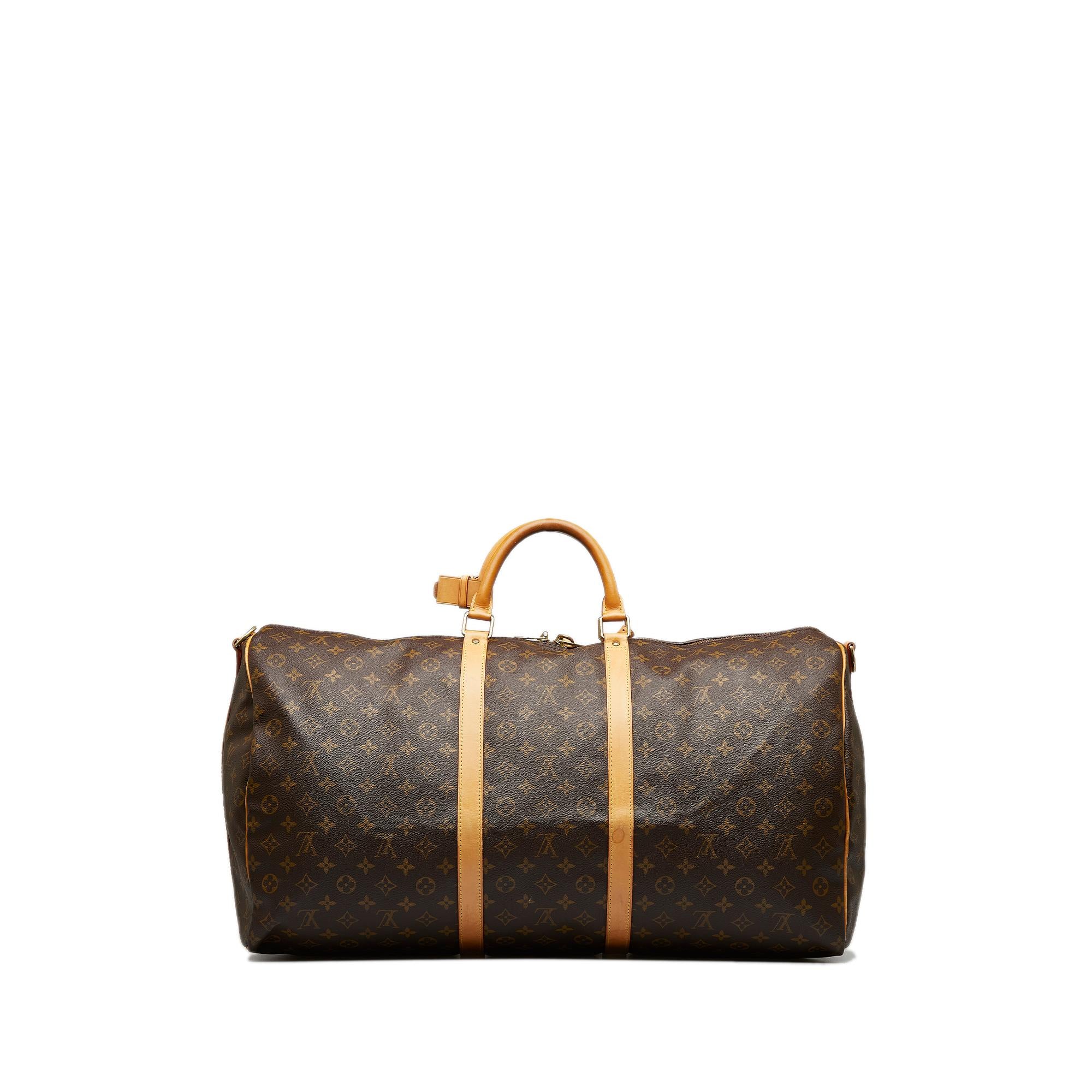 Louis Vuitton Monogram Keepall Bandouliere 60 (SHG-2og95T)