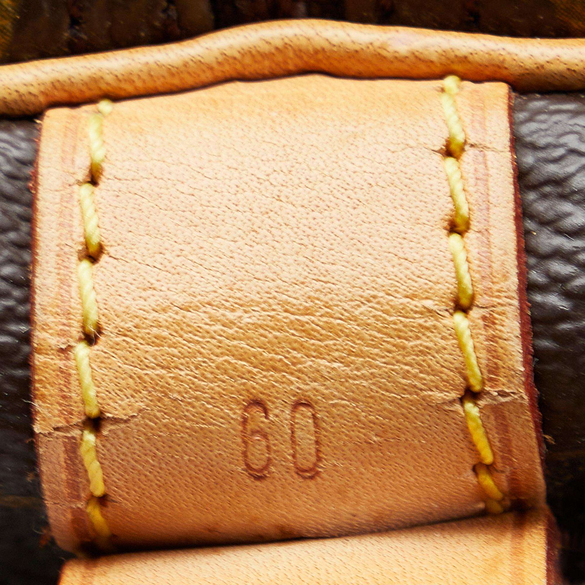 Louis Vuitton Monogram Keepall Bandouliere 60 (SHG-2og95T)