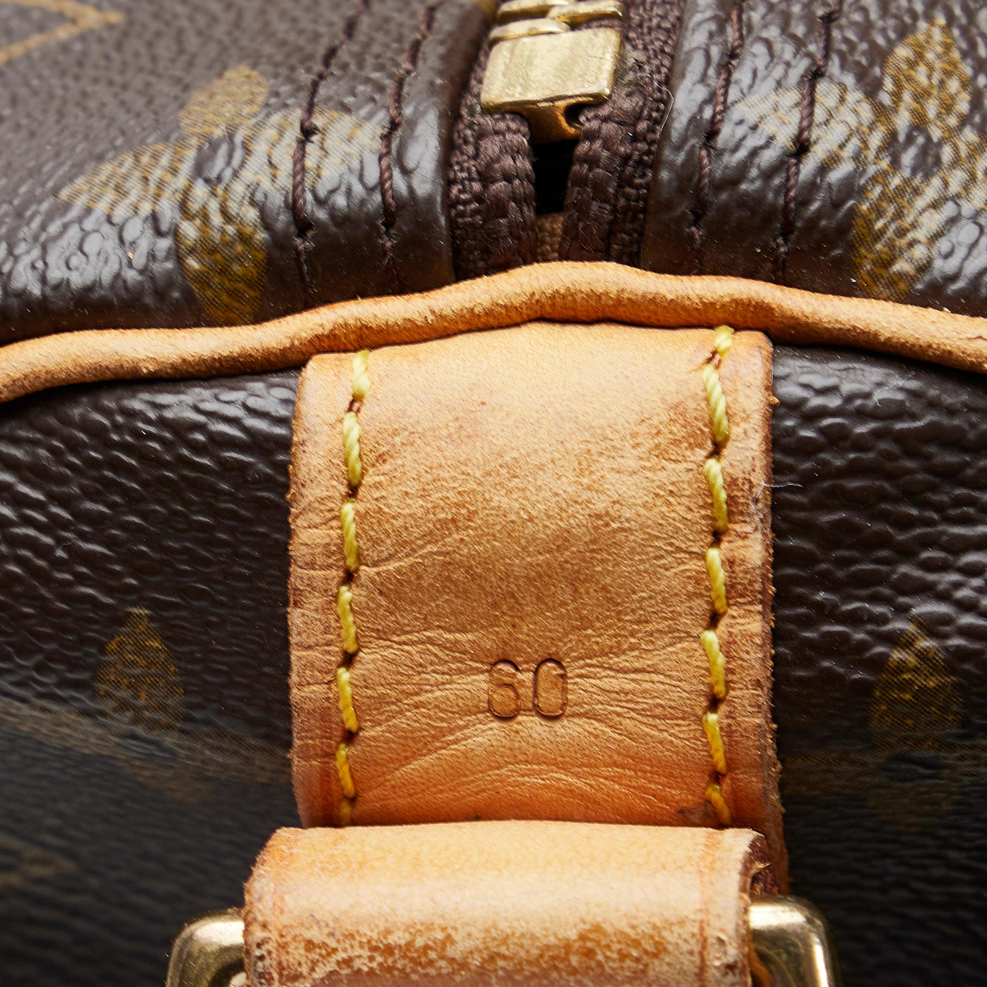 Louis Vuitton Monogram Keepall Bandouliere 60 (SHG-Z4NI1K)