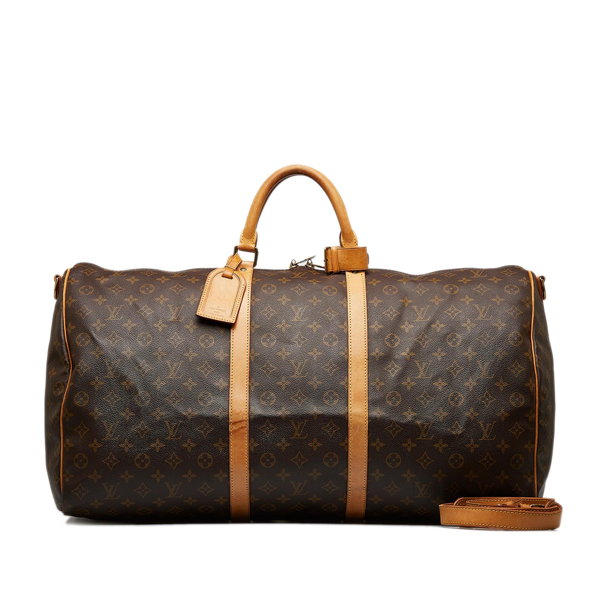 Louis Vuitton Monogram Keepall Bandouliere 60 (SHG-Z4NI1K)