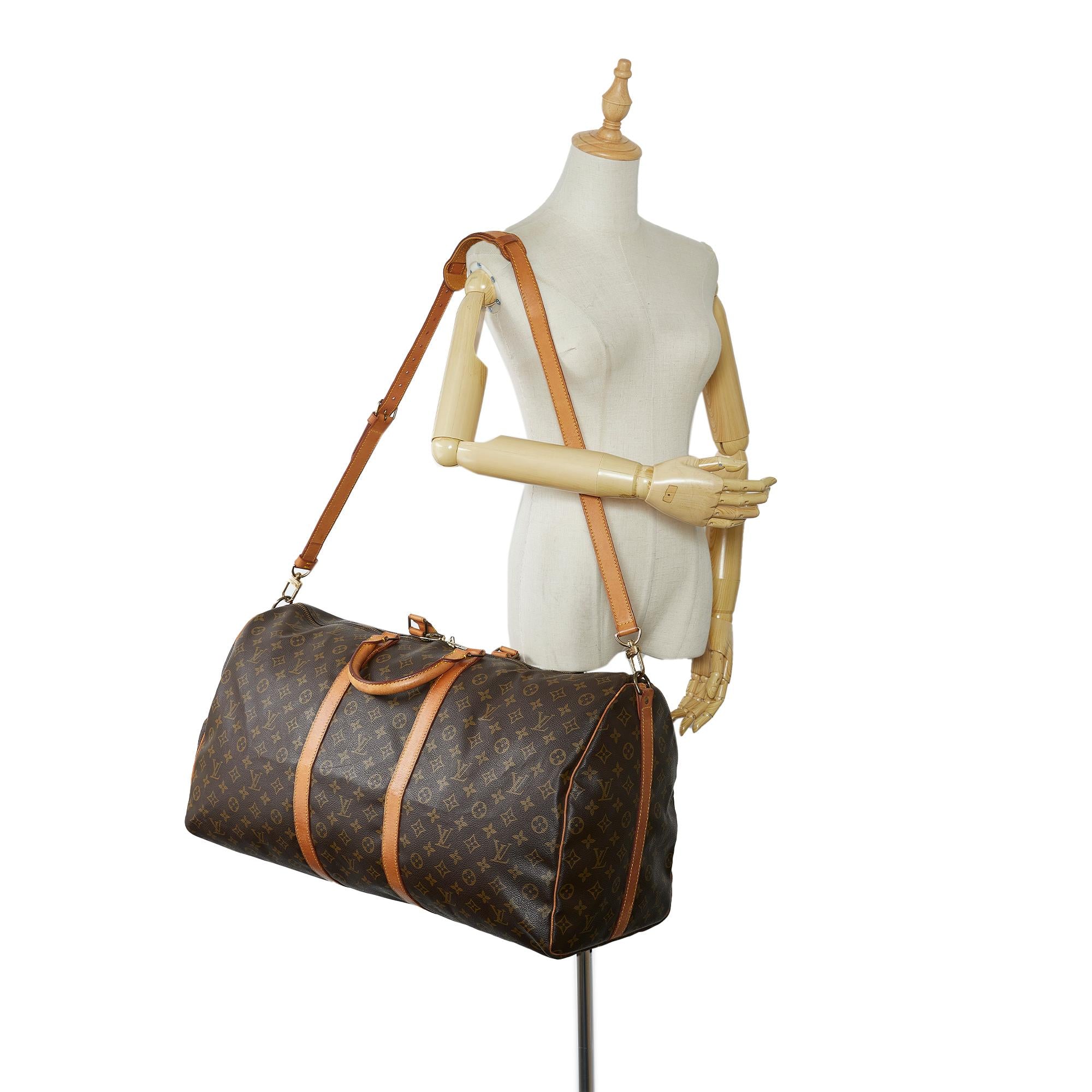 Louis Vuitton Monogram Keepall Bandouliere 60 (SHG-IL4mUF)