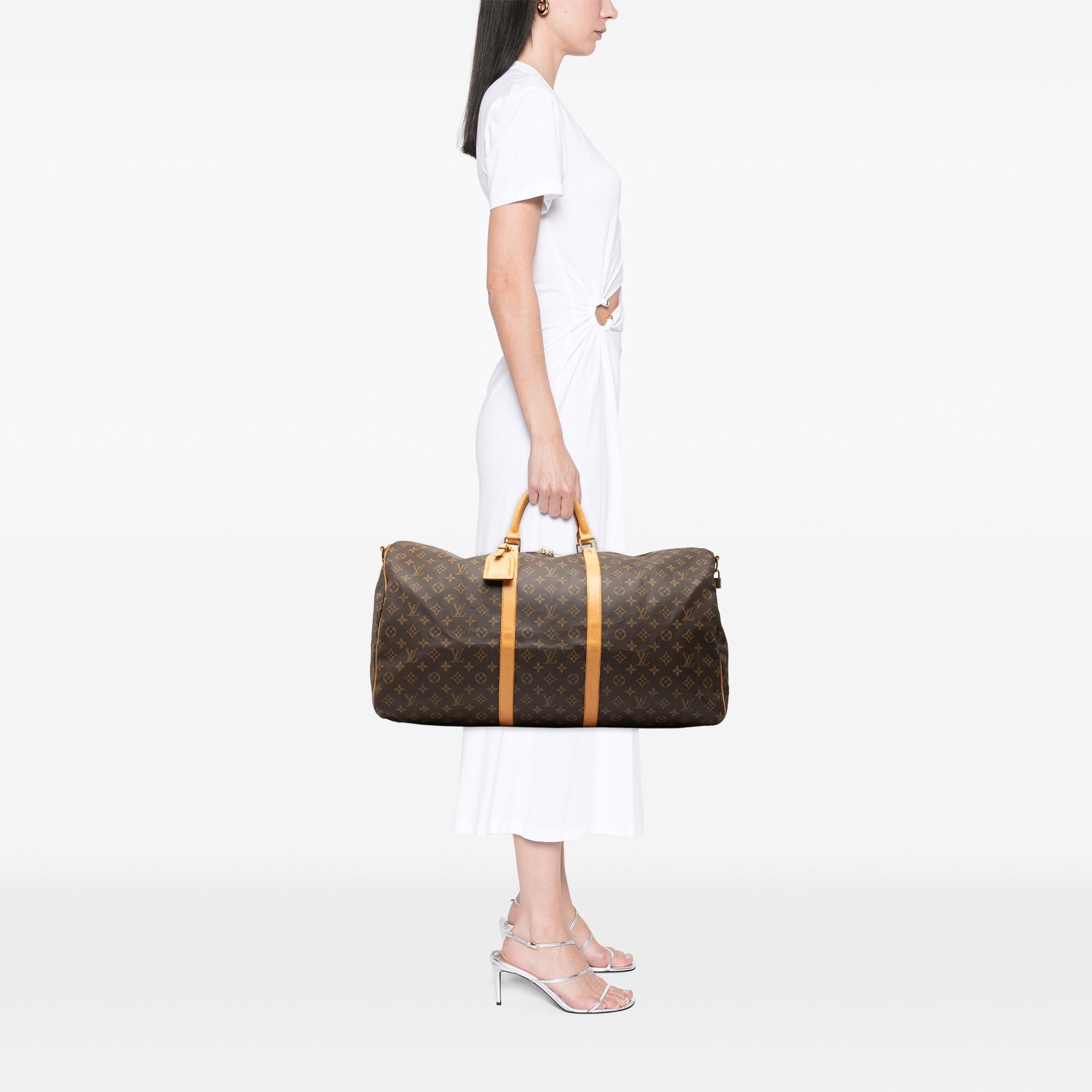 Louis Vuitton Monogram Keepall Bandouliere 60