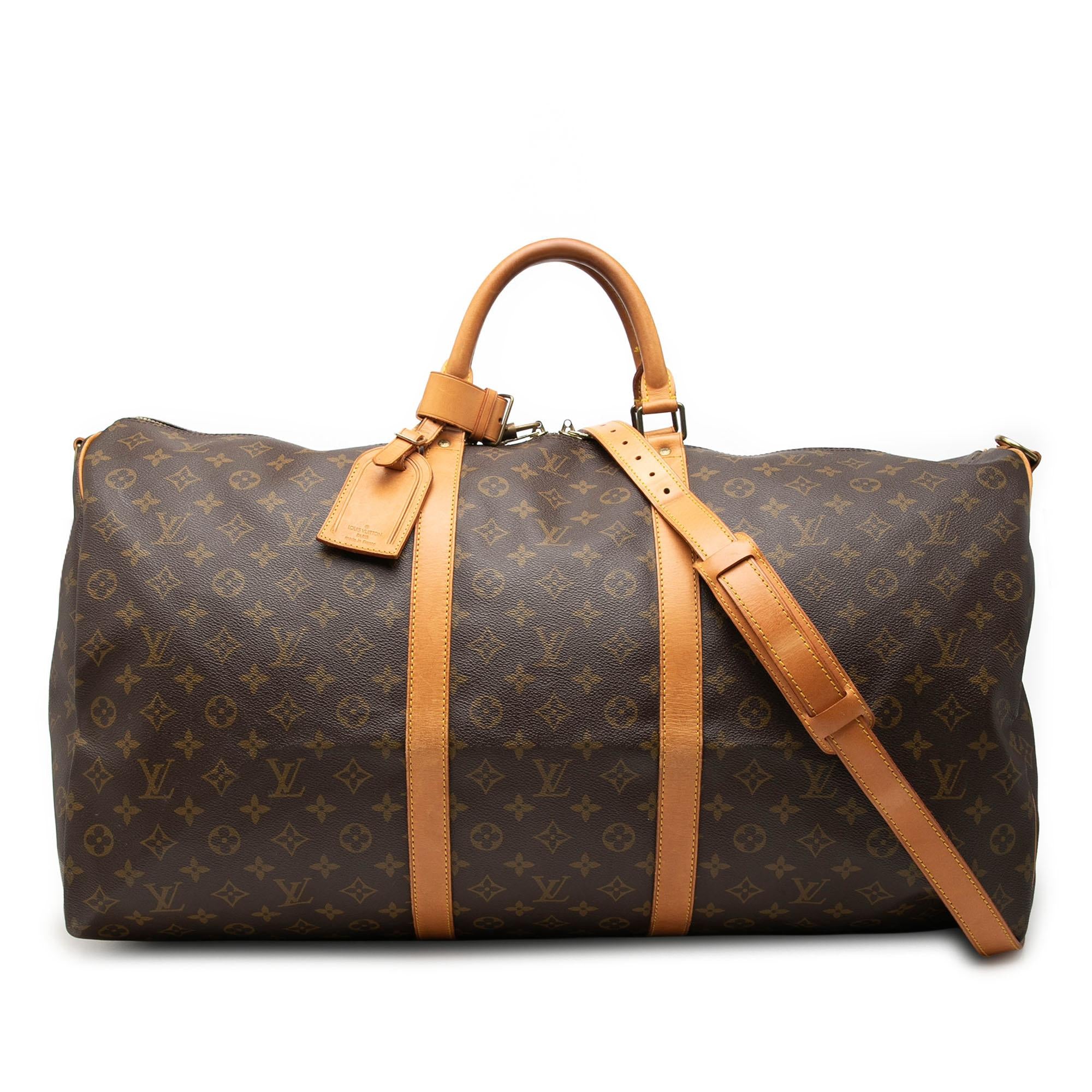 Louis Vuitton Monogram Keepall Bandouliere 60