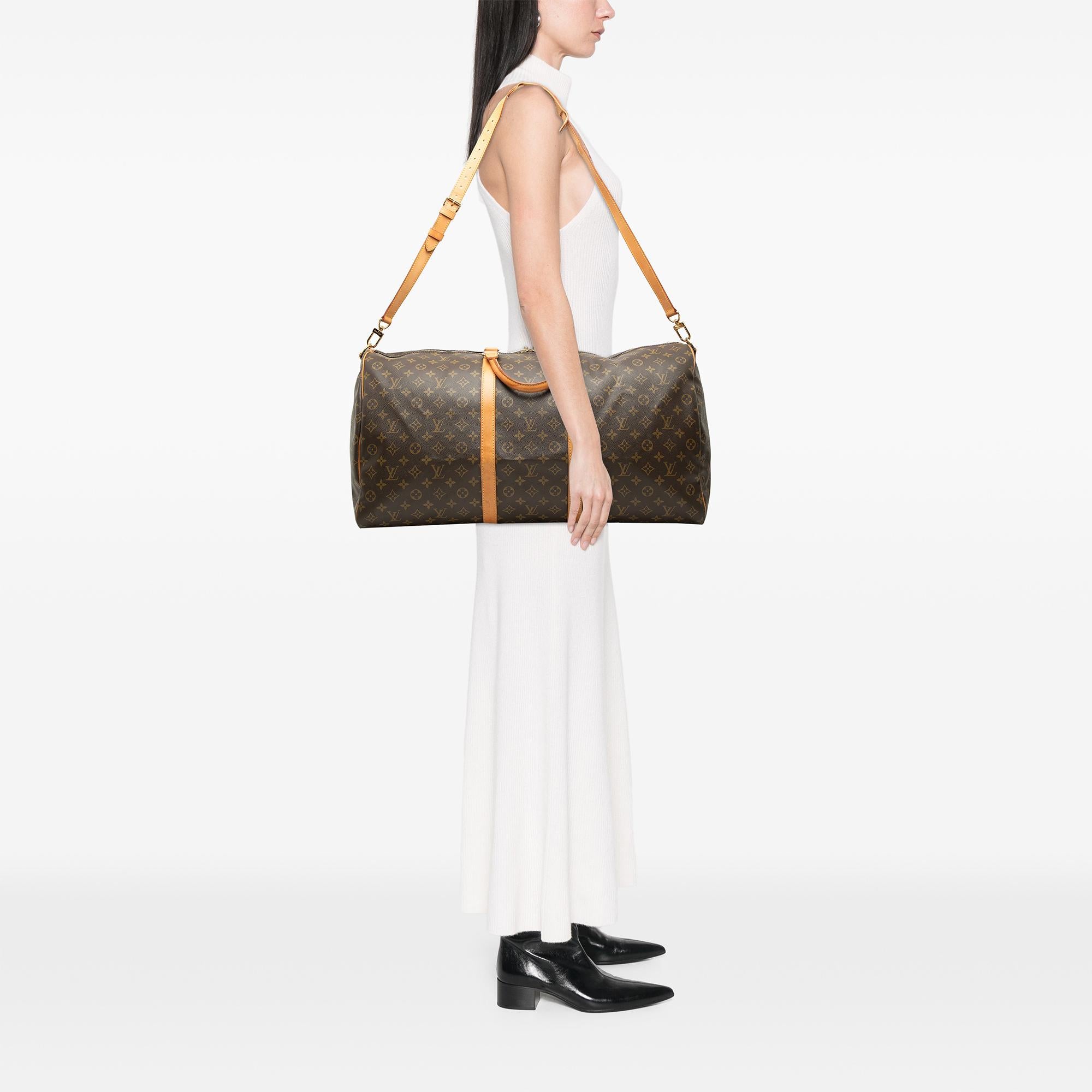 Louis Vuitton Monogram Keepall Bandouliere 60