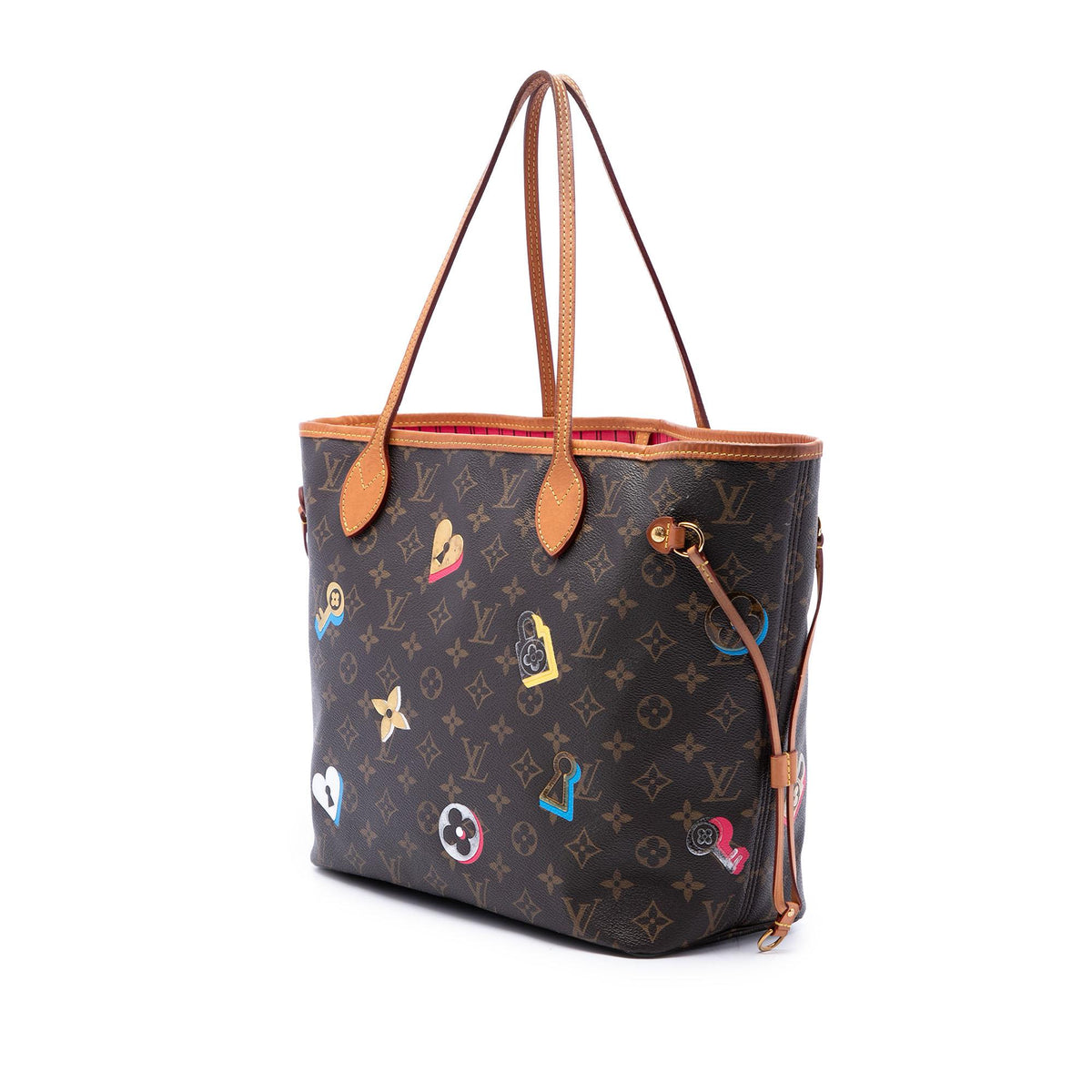 Louis Vuitton Monogram Love Lock Neverfull MM
