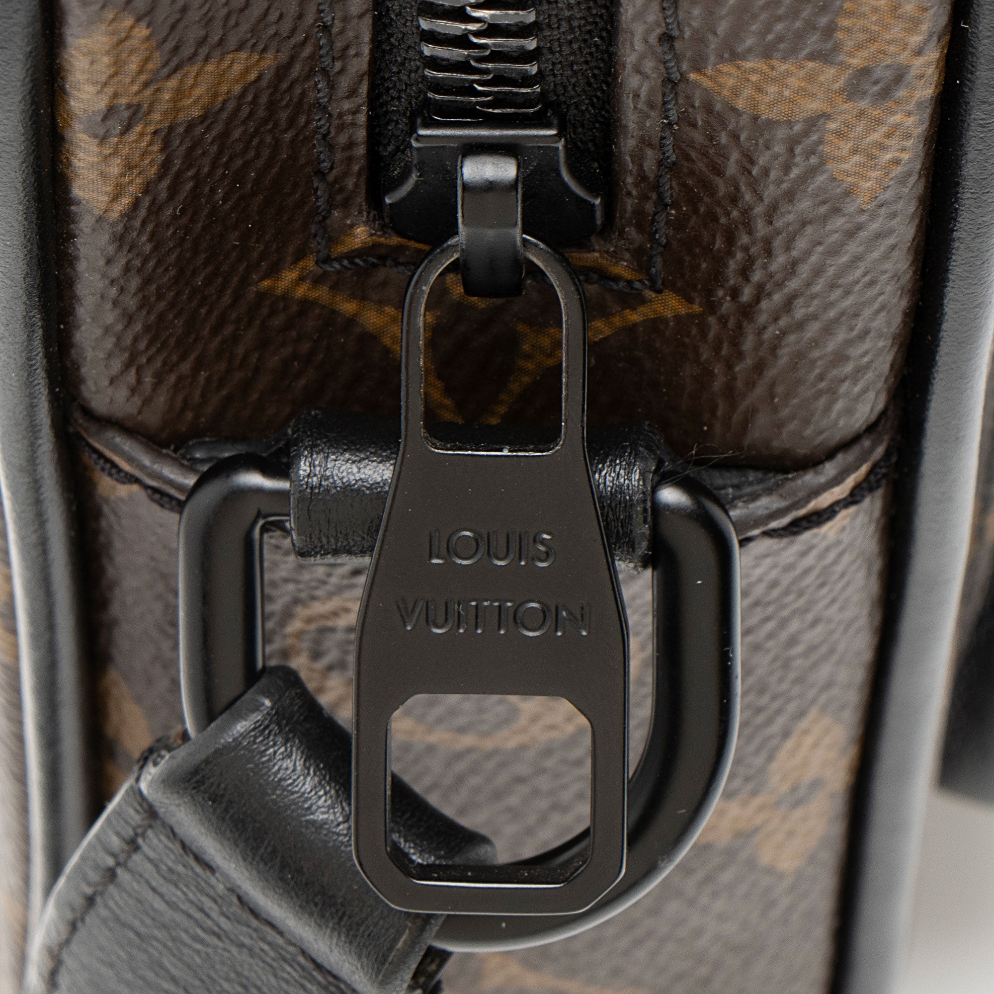 Louis Vuitton Monogram Macassar Christopher Wearable Wallet Shoulder Bag