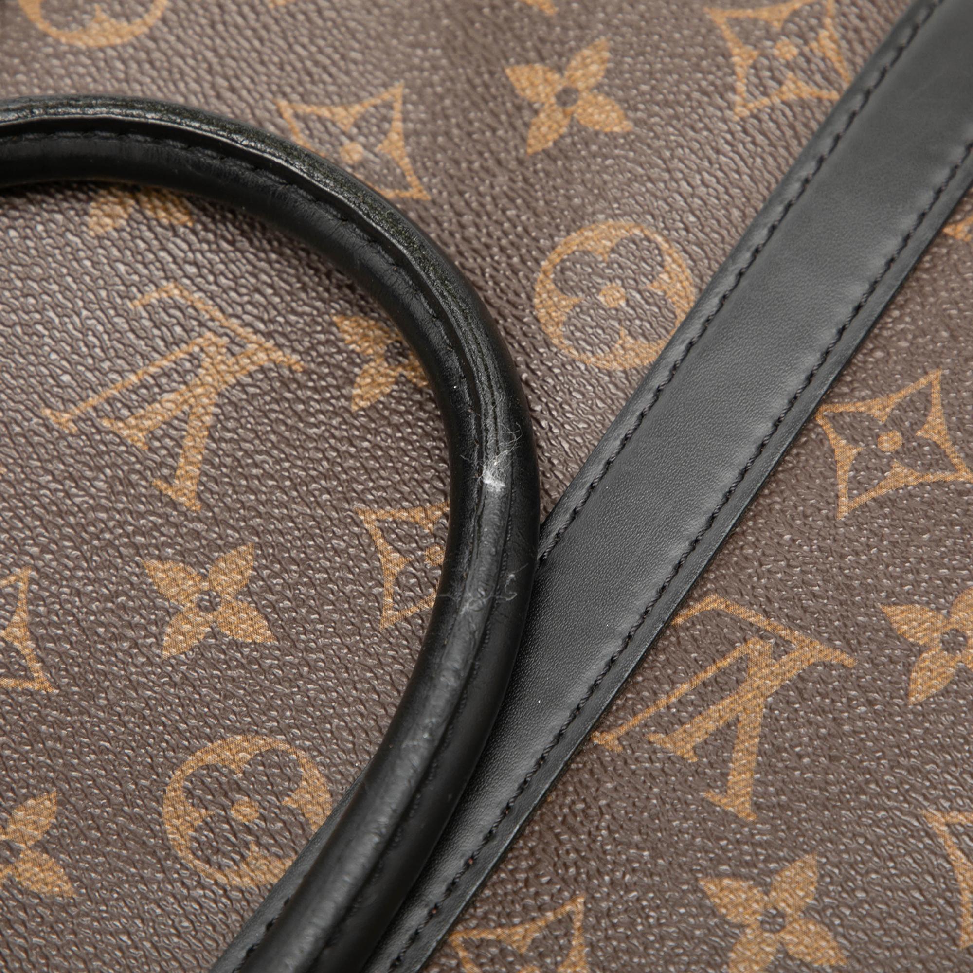 Louis Vuitton Monogram Macassar Porte Documents Voyage