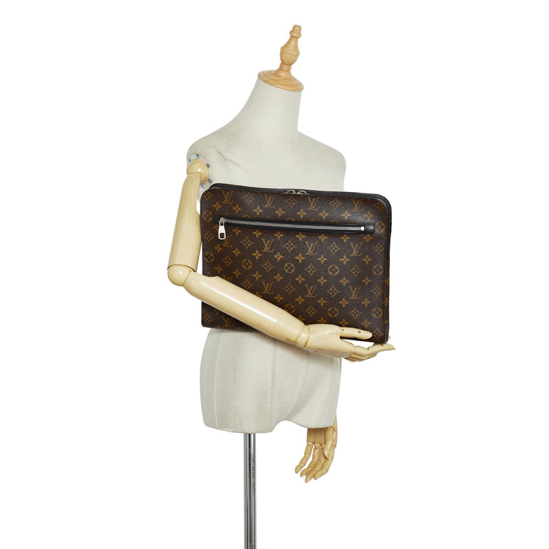 Louis Vuitton Monogram Macassar Portfolio Case (SHG-yFKj8W)