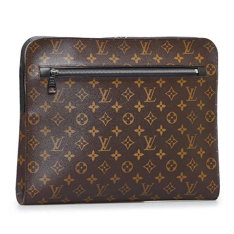 Louis Vuitton Poche Documents Portfolio Monogram Brown Case