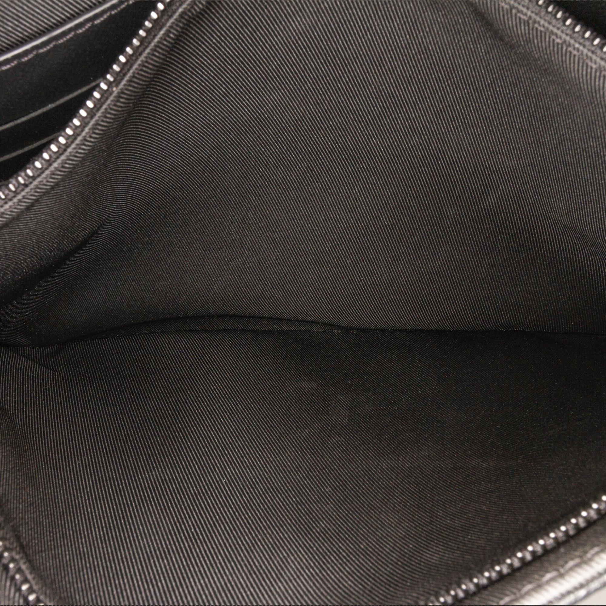 Louis Vuitton Monogram Macassar S Lock A4 Pouch (SHG-7uwojo)