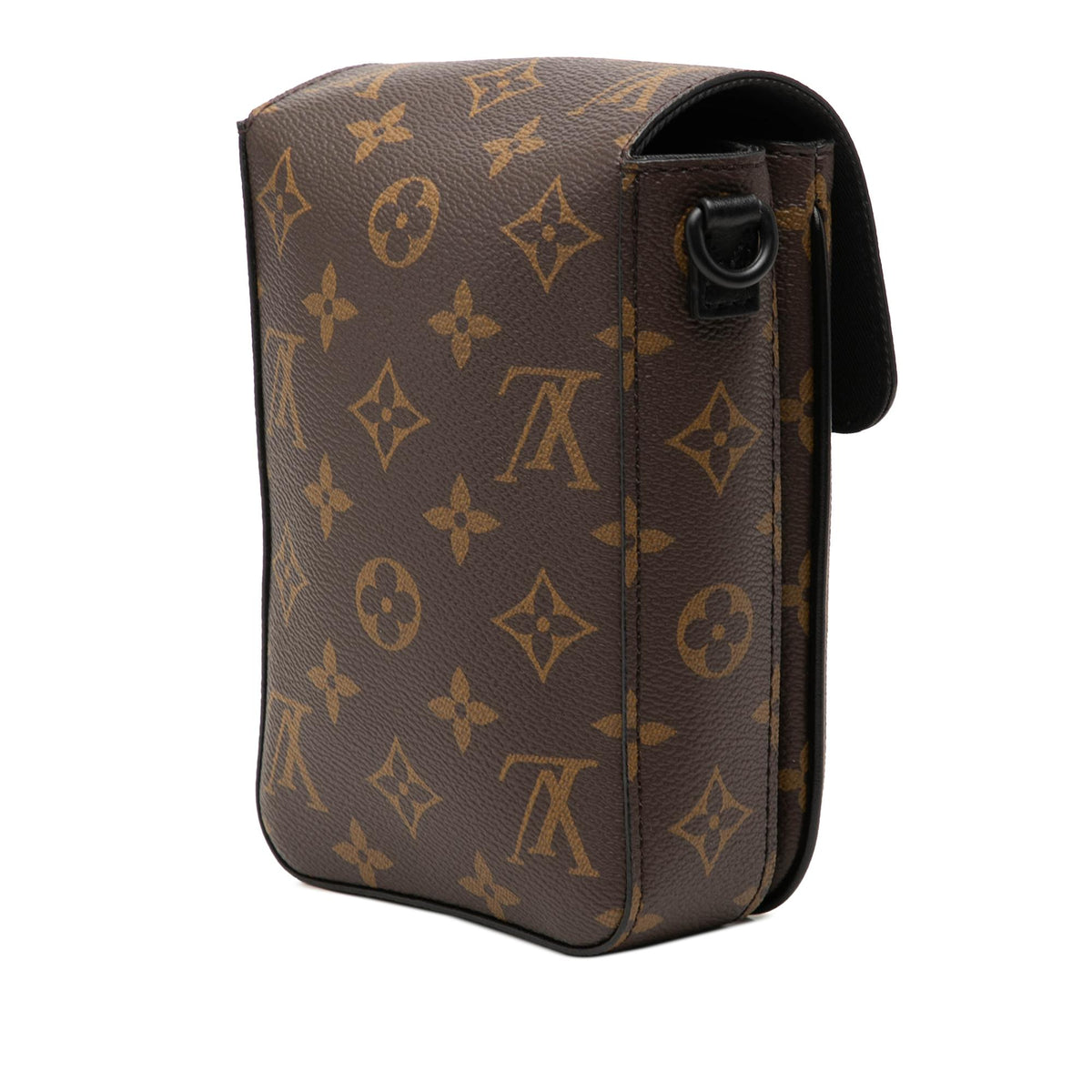 Louis Vuitton Monogram Macassar S Lock Vertical Wearable Crossbody