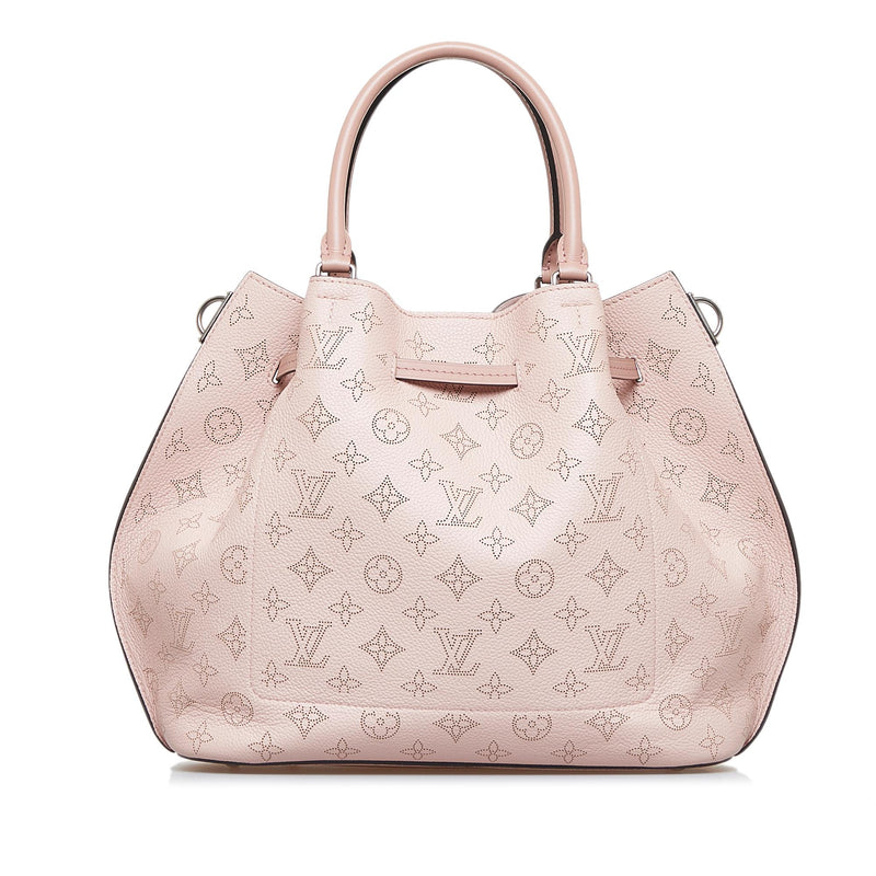 Louis Vuitton Pink Monogram Mahina Girolata Leather Pony-style calfskin  ref.908806 - Joli Closet