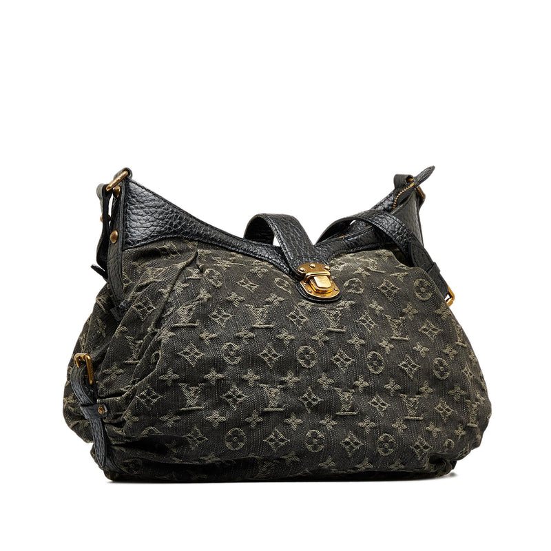 Louis Vuitton Black Denim Mahina XS Bag Louis Vuitton