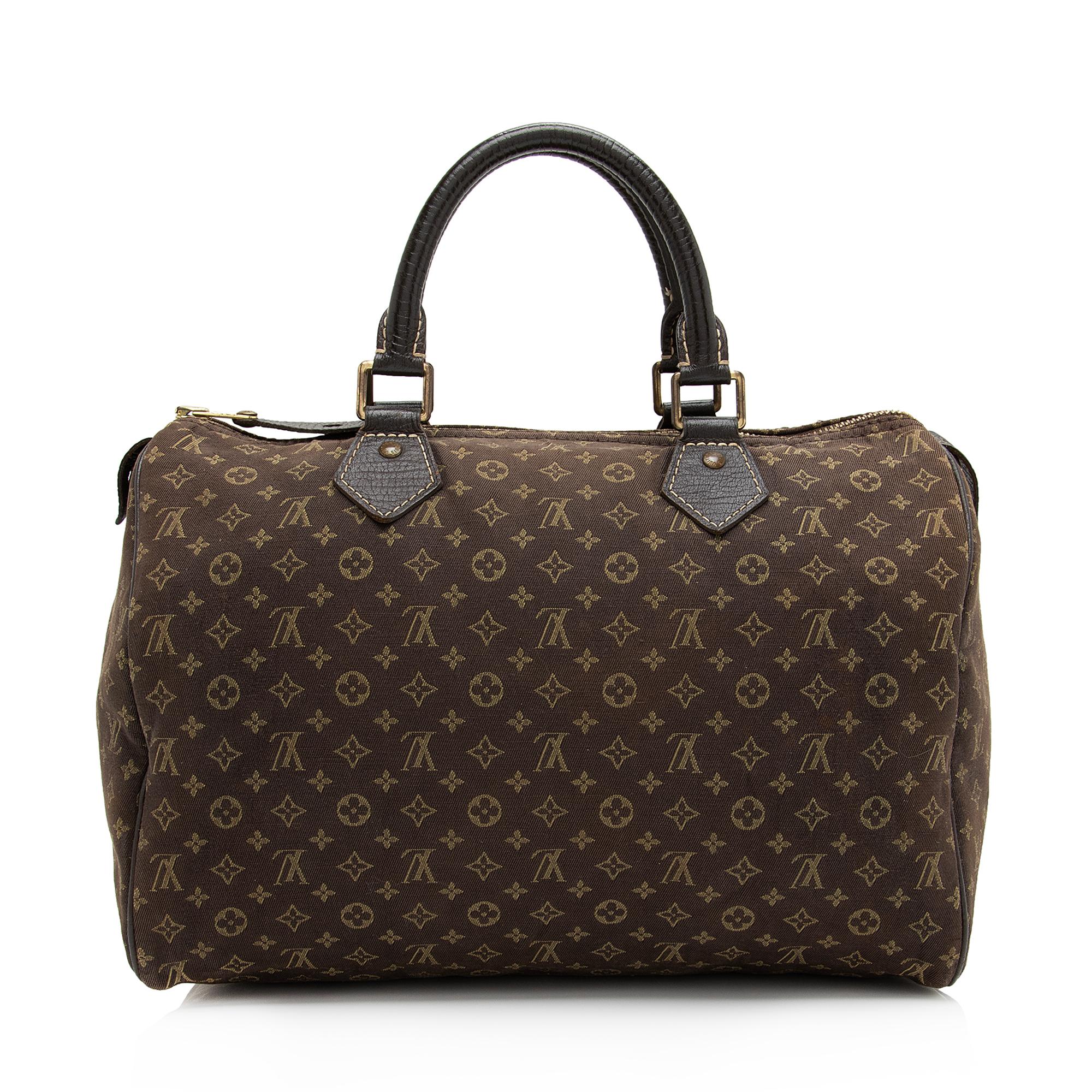 小物 louis vuition Louis Vuitton Monogram Mini Lin Speedy 30 Satchel (SHF-XD8FwF)