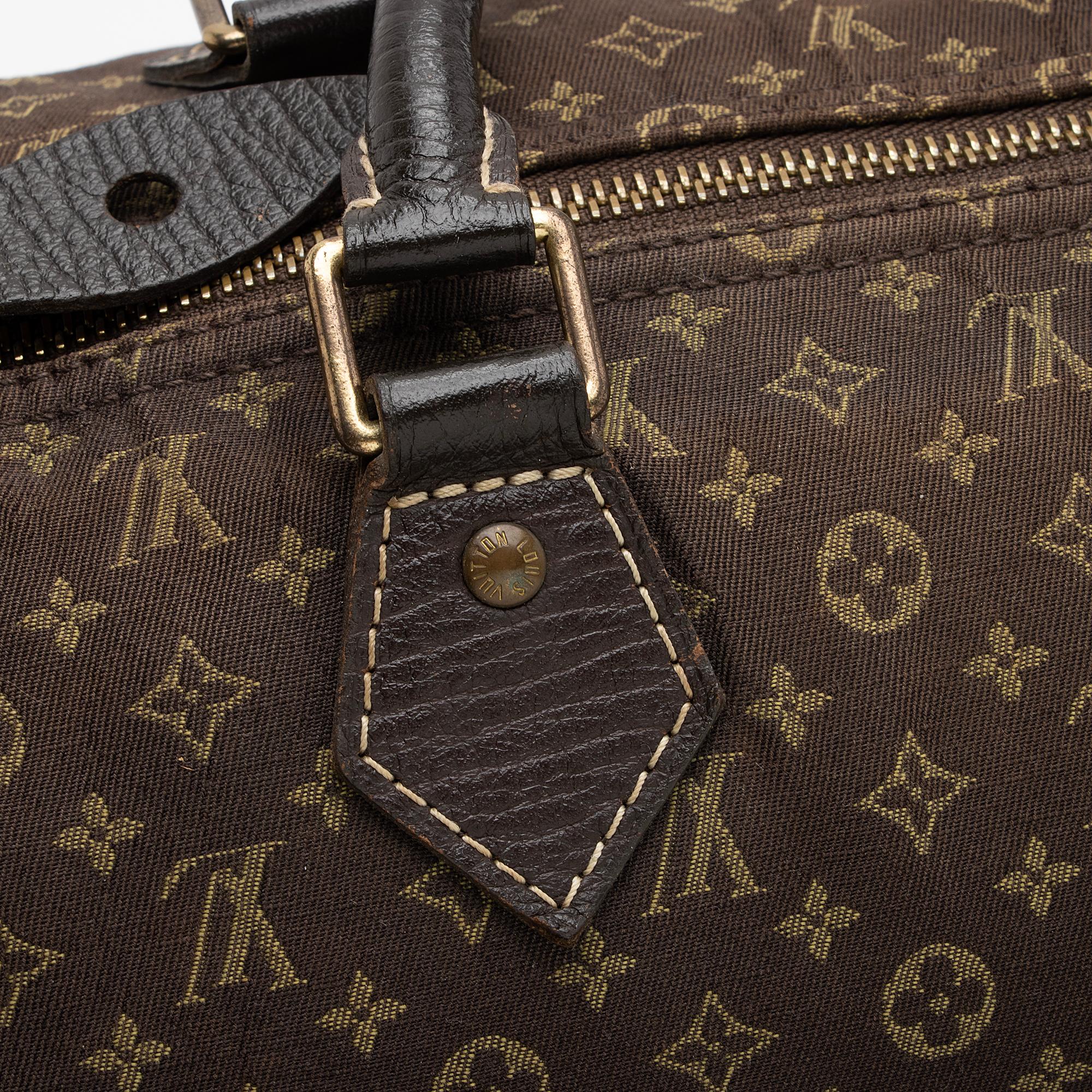 Louis Vuitton Monogram Mini Lin Speedy 30 Satchel (SHF-XD8FwF)