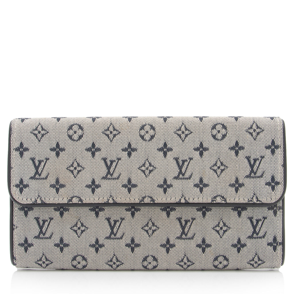 Louis Vuitton Monogram Mini Lin Porte Tresor International Wallet  (SHF-NQBrFE)