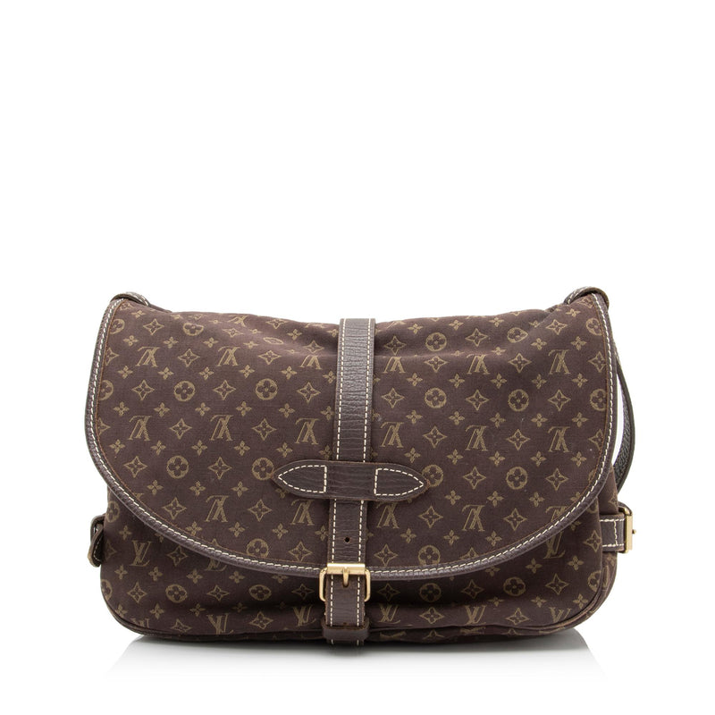 LOUIS VUITTON MINI LIN SAUMUR 30 CROSS BODY W/ DUST BAG