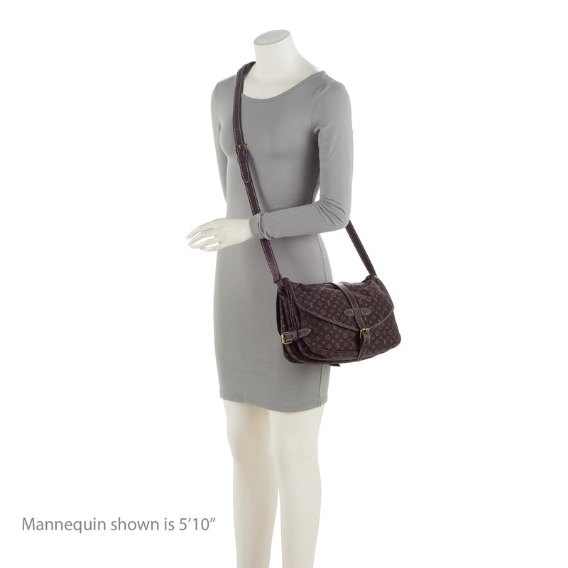 Louis Vuitton Monogram Mini Lin Saumur 30 Messenger Bag (SHF