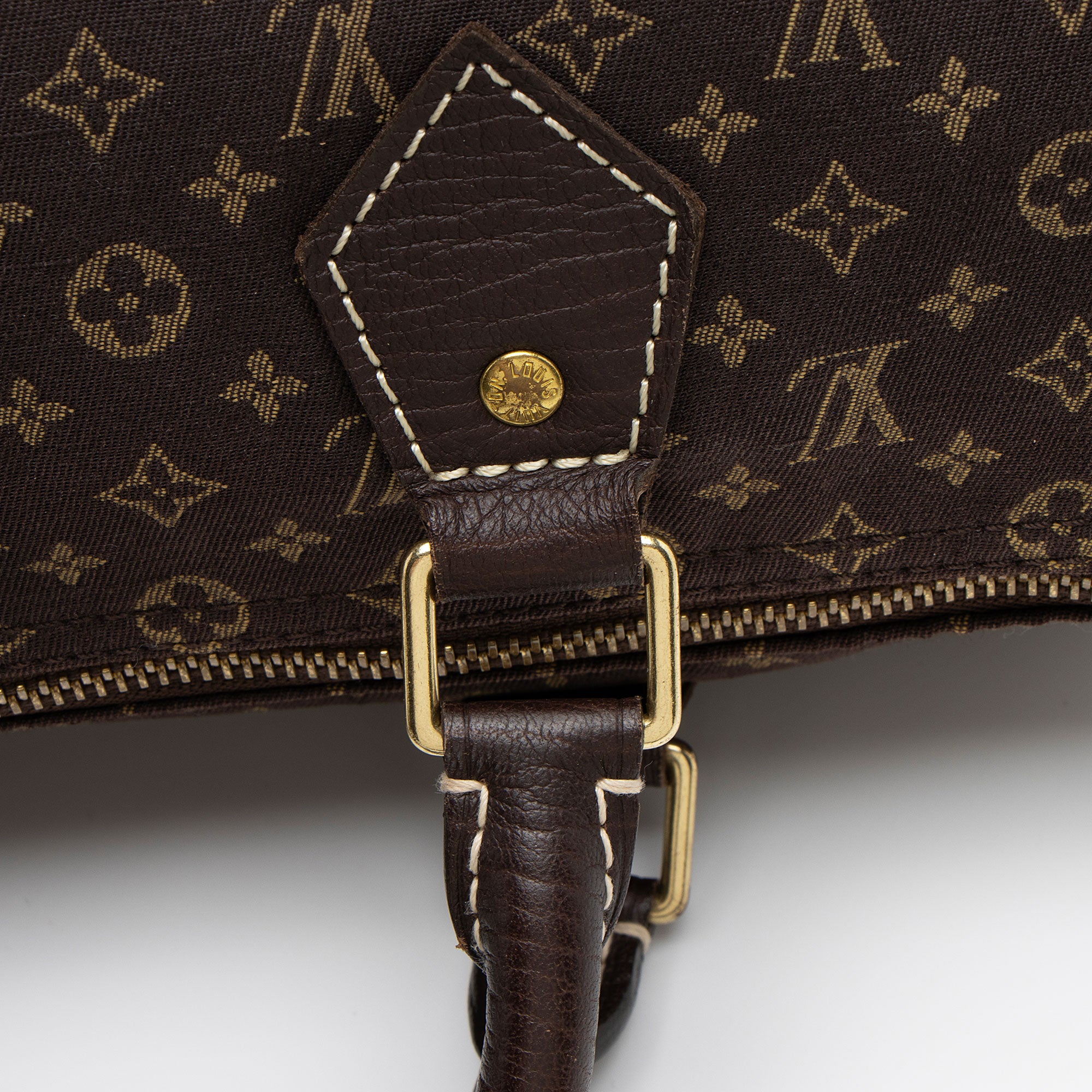 Louis Vuitton Monogram Mini Lin Speedy 30 Satchel (SHF-5zw6BJ)