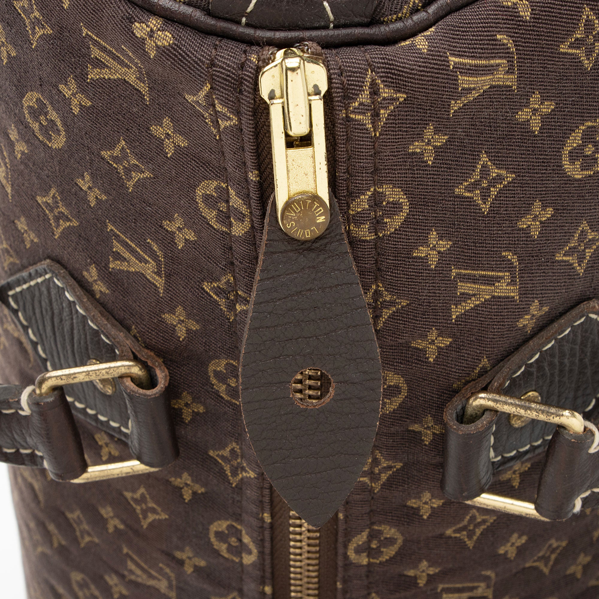 Louis Vuitton Monogram Mini Lin Speedy 30 Satchel