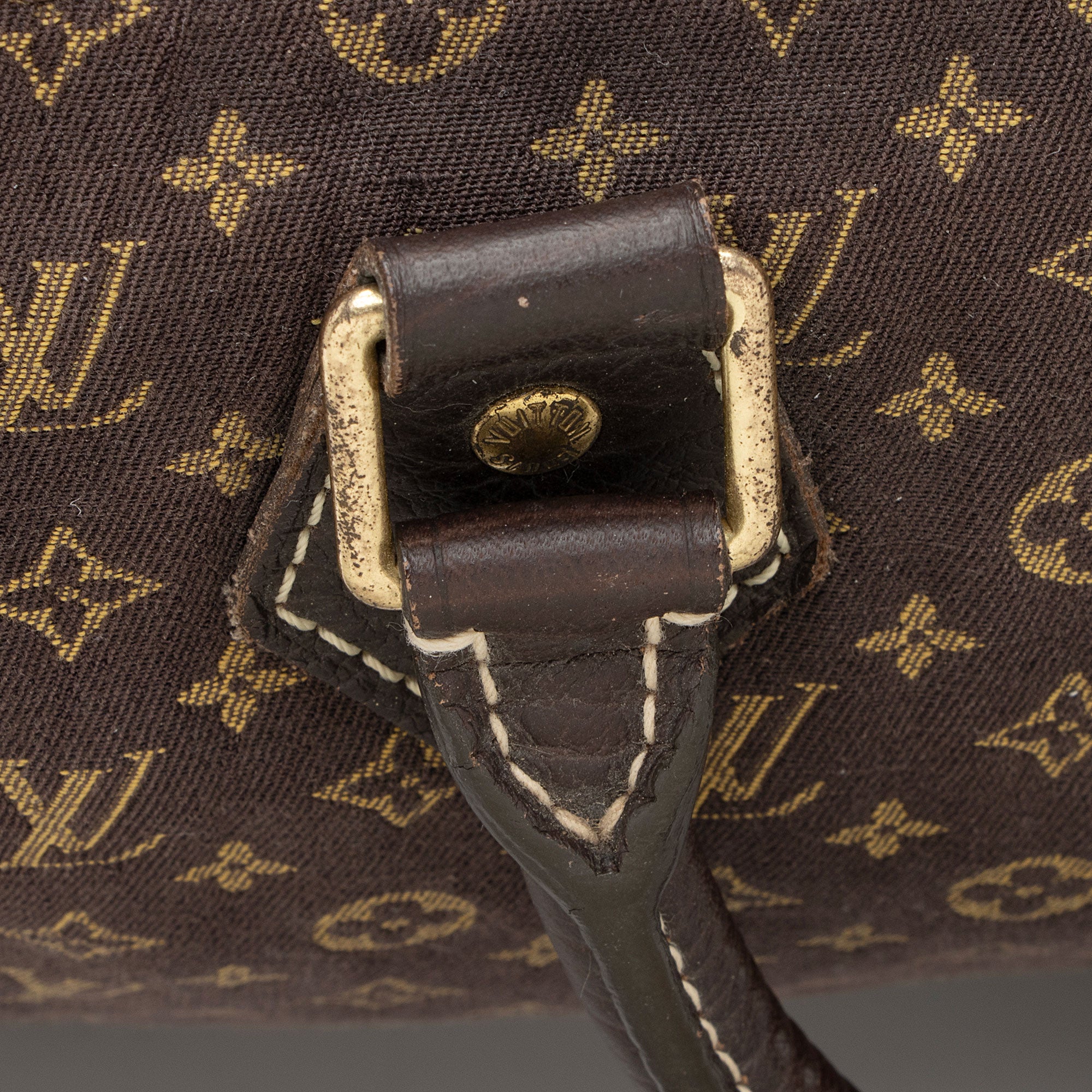 Louis Vuitton Monogram Mini Lin Speedy 30 Satchel