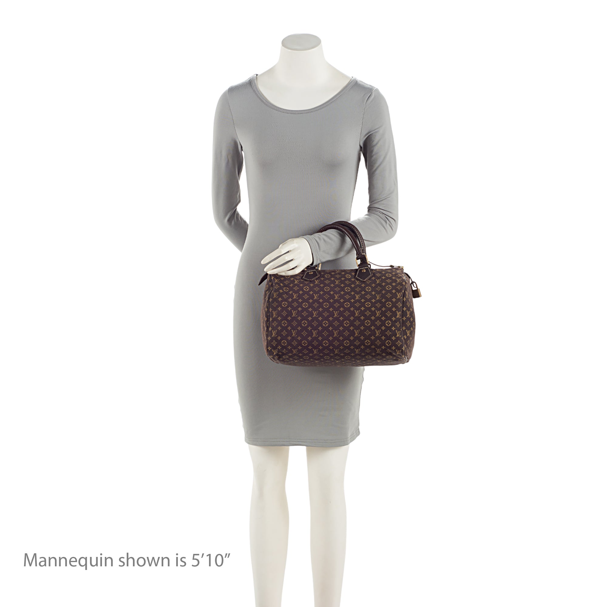 Louis Vuitton Monogram Mini Lin Speedy 30 Satchel