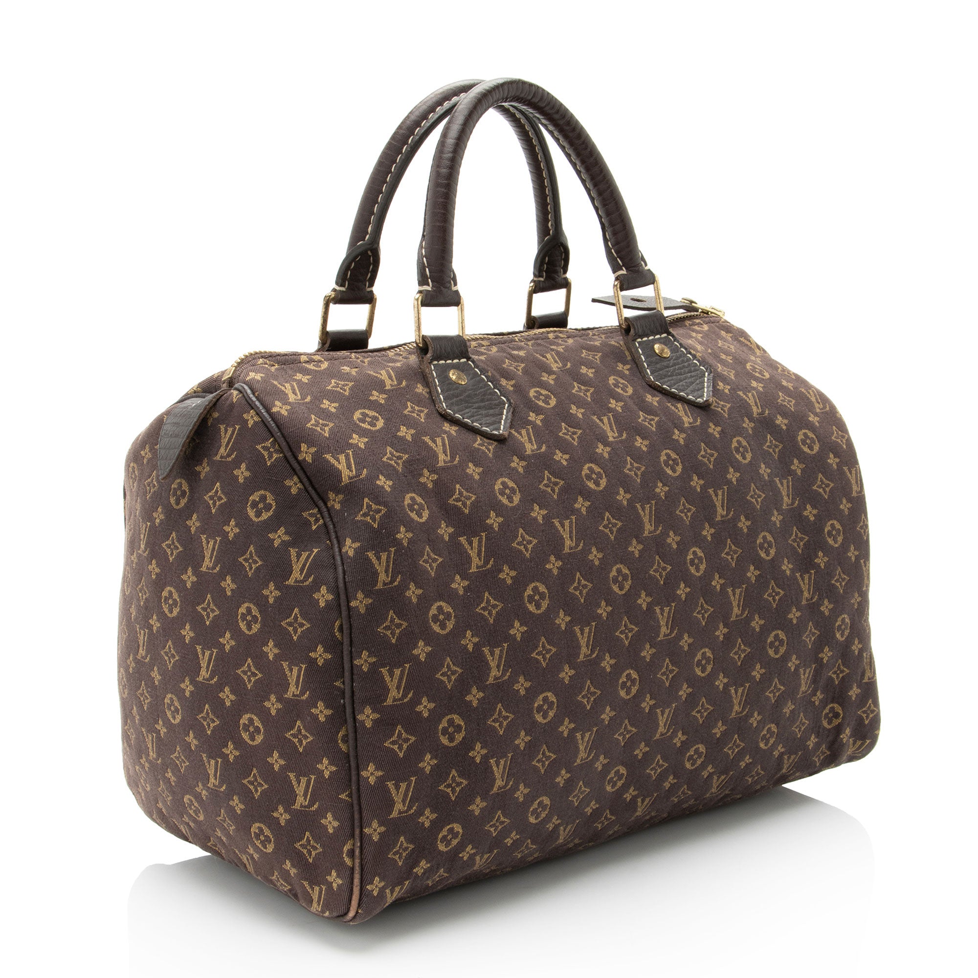 Louis Vuitton Monogram Mini Lin Speedy 30 Satchel