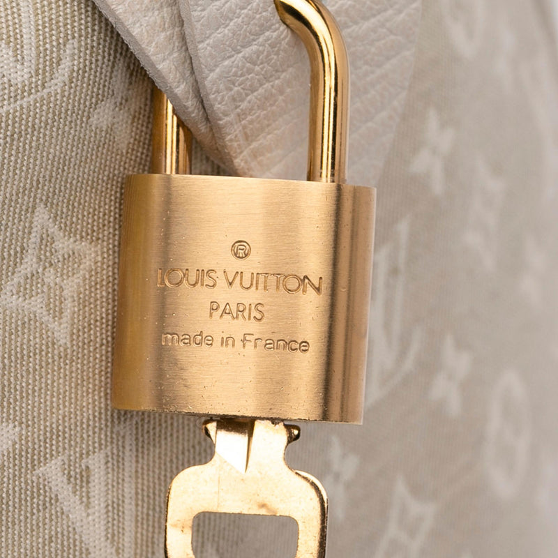 Louis Vuitton Monogram Mini Lin Speedy 30 (SHG-ixKbDp)