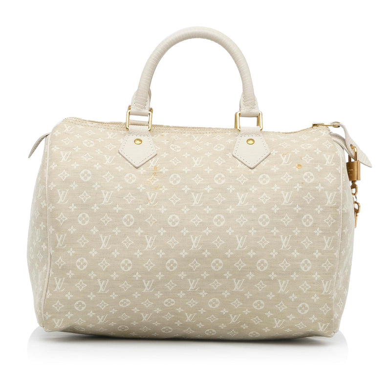 Vintage Louis Vuitton Cream Mini Lin Speedy 30 Bag SP09630 030123 –  KimmieBBags LLC