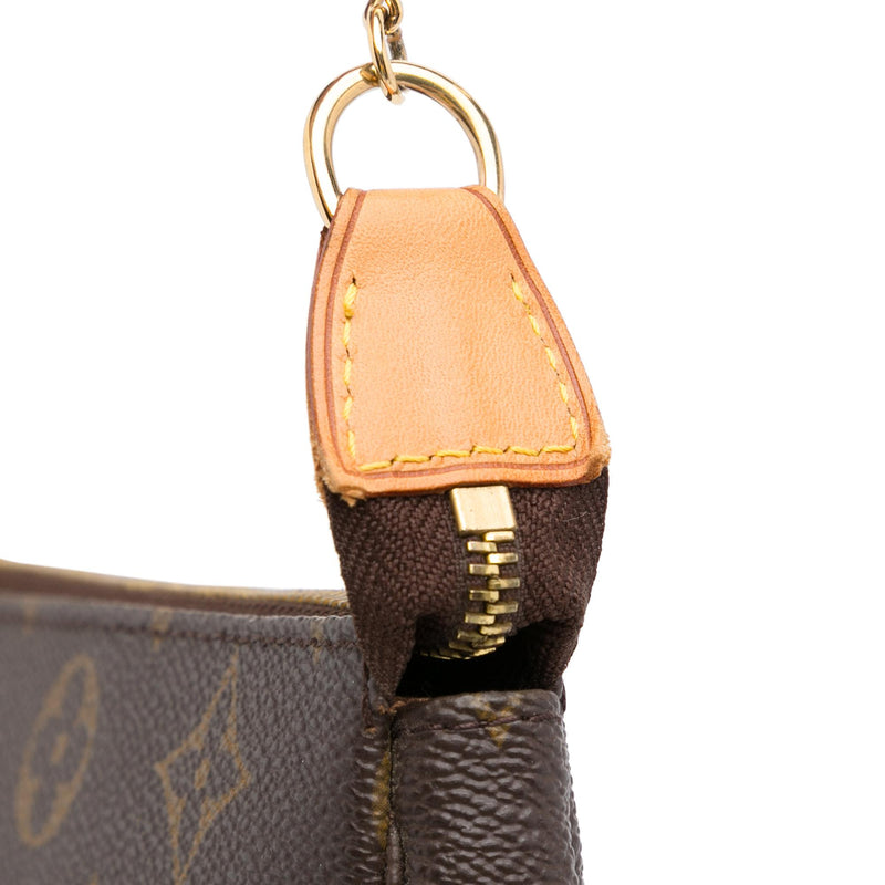 Louis Vuitton Brown Monogram Mini Lin Pochette Accessoires with