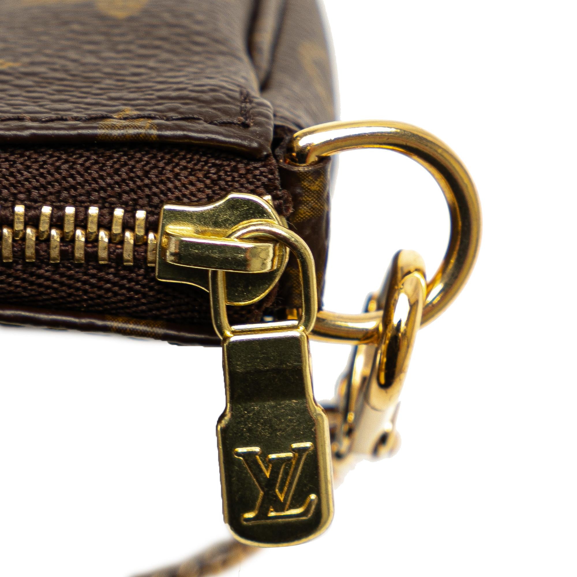 Louis Vuitton Monogram Mini Pochette Accessoires (SHG-SOW4bs)