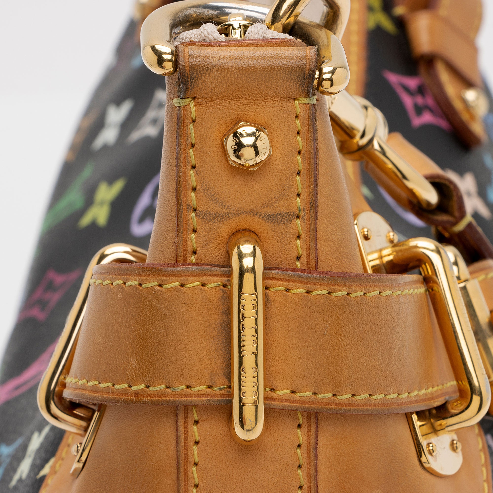 Louis Vuitton Monogram Multicolore Greta Hobo (SHF-w1Lblo)