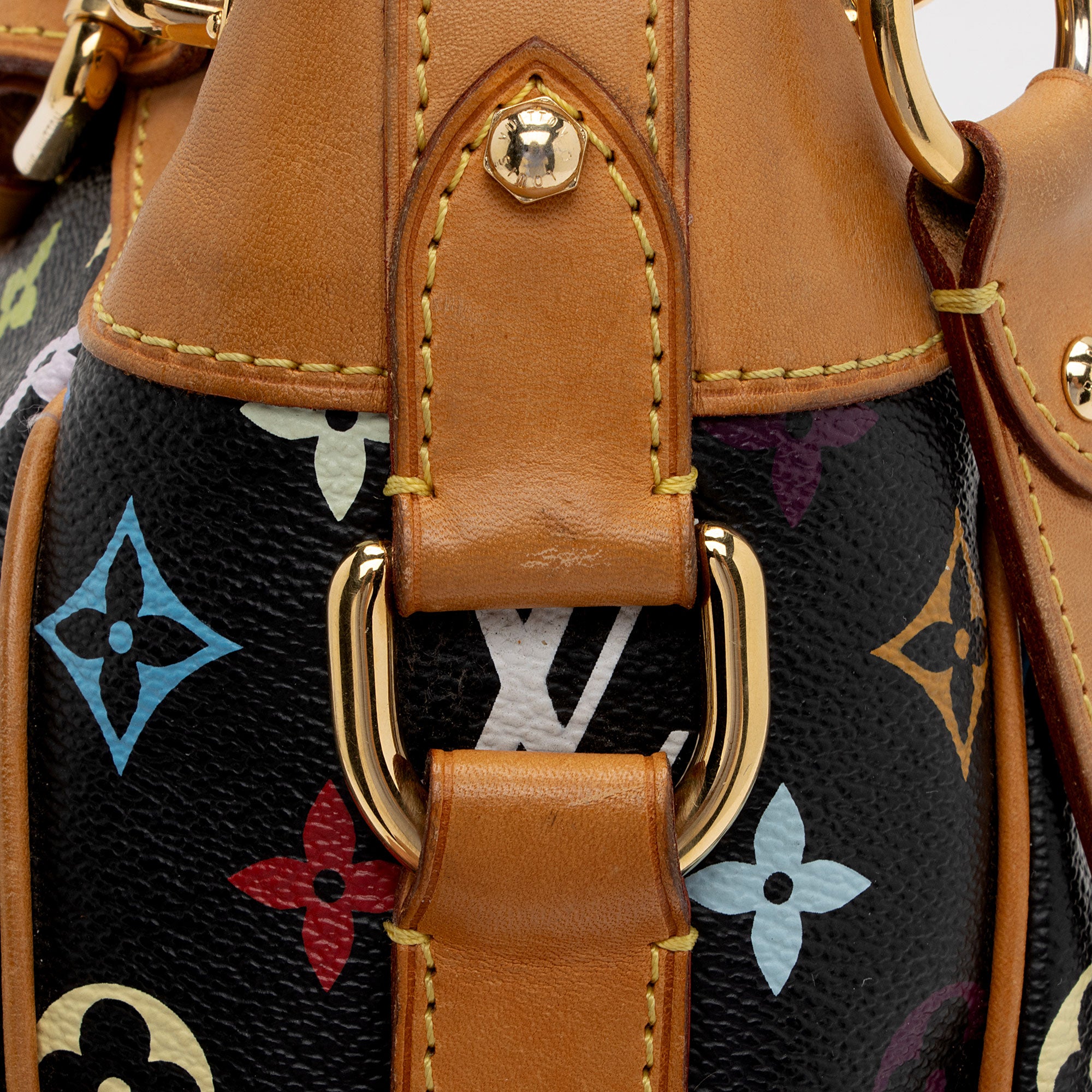 Louis Vuitton Monogram Multicolore Greta Hobo (SHF-w1Lblo)