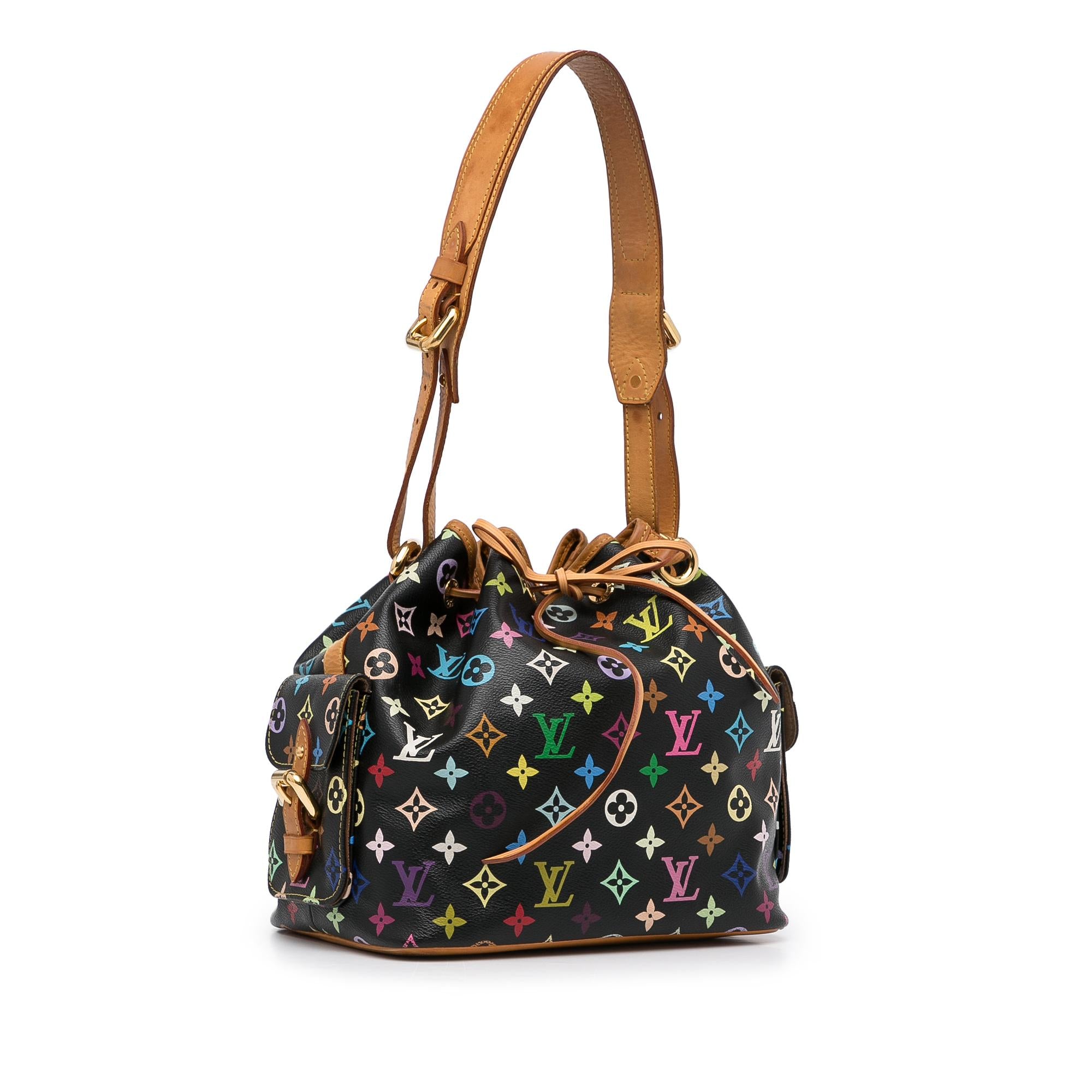 Louis Vuitton Monogram Multicolore Petit Noe (SHG-MEmVkU)