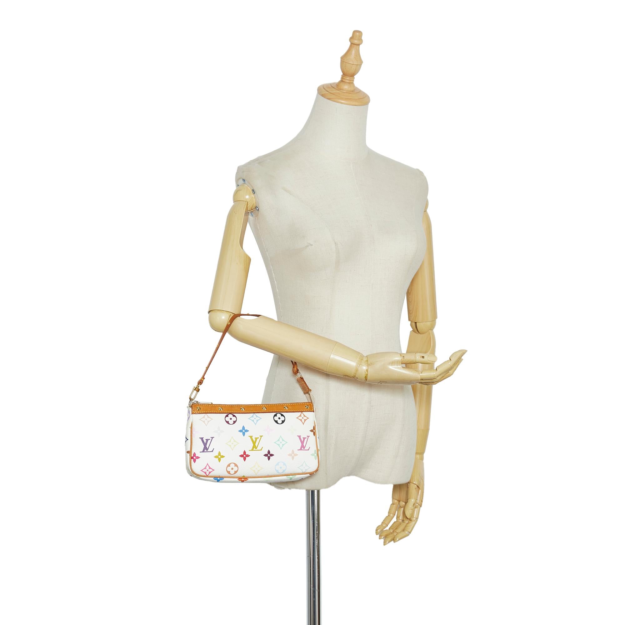 Louis Vuitton Monogram Multicolore Pochette Accessoires (SHG-B23Vau)